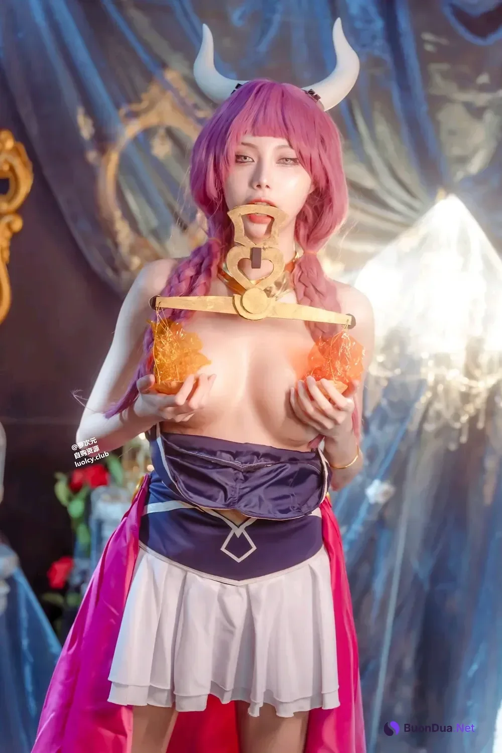 Cosplay Haruka_ハルカ – 阿烏拉給我脫掉!｜雙女神的秘密快樂時光 - 写真 7