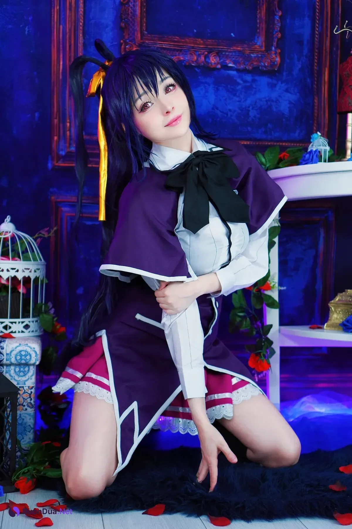Cosplay Hidori Rose – Akeno Himejima 恶魔高校姬岛朱乃 - Photo 12
