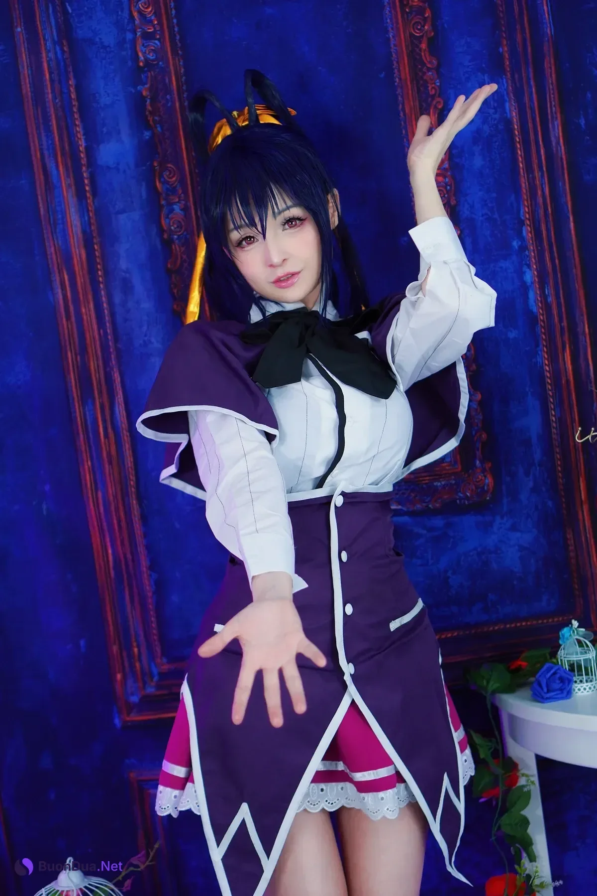 Cosplay Hidori Rose – Akeno Himejima 恶魔高校姬岛朱乃 - Photo 4