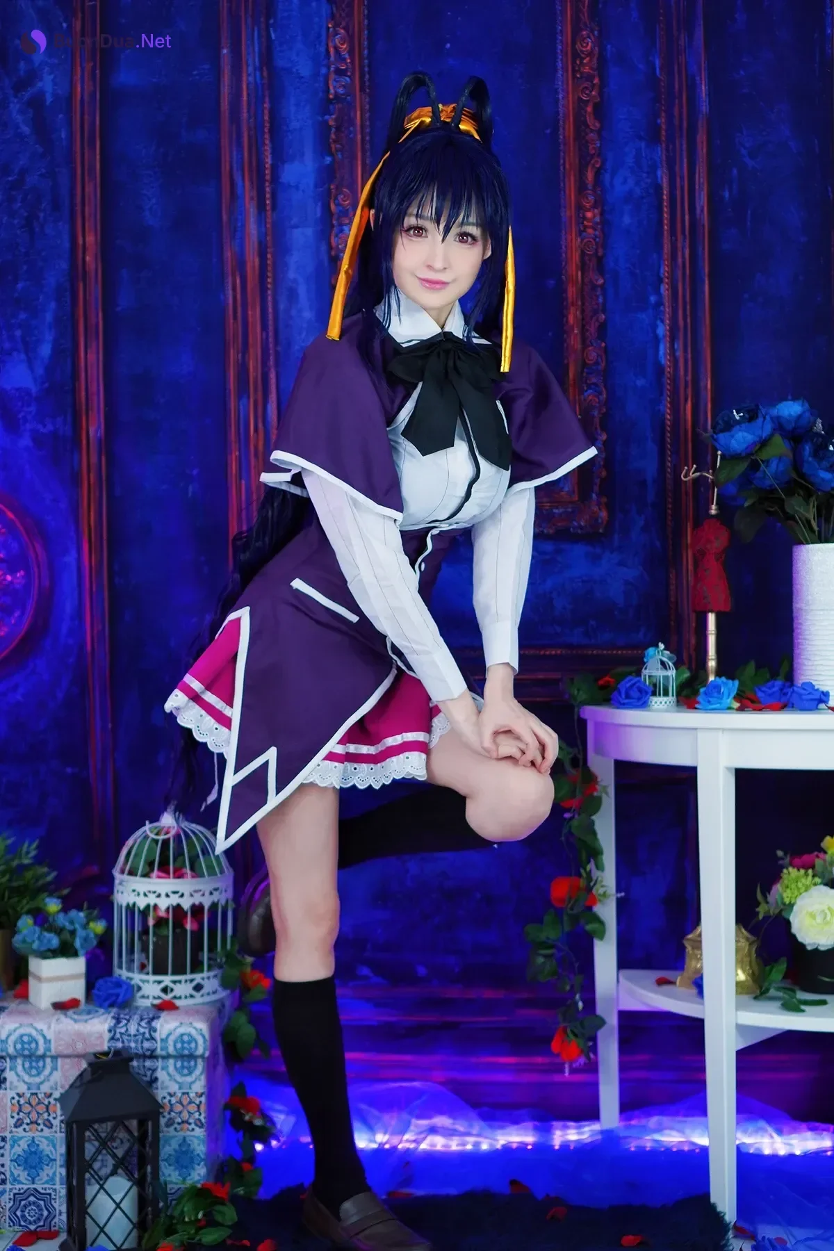 Cosplay Hidori Rose – Akeno Himejima 恶魔高校姬岛朱乃 - Photo 9