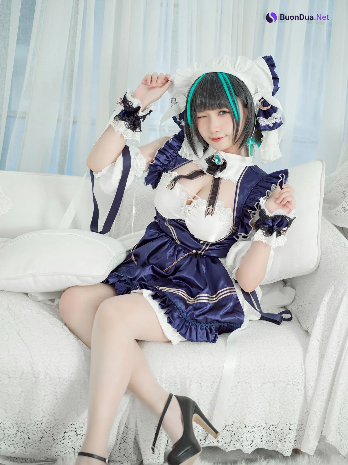 Cosplay 麻花麻花酱 柴郡 HMS Cheshire - Photo 11