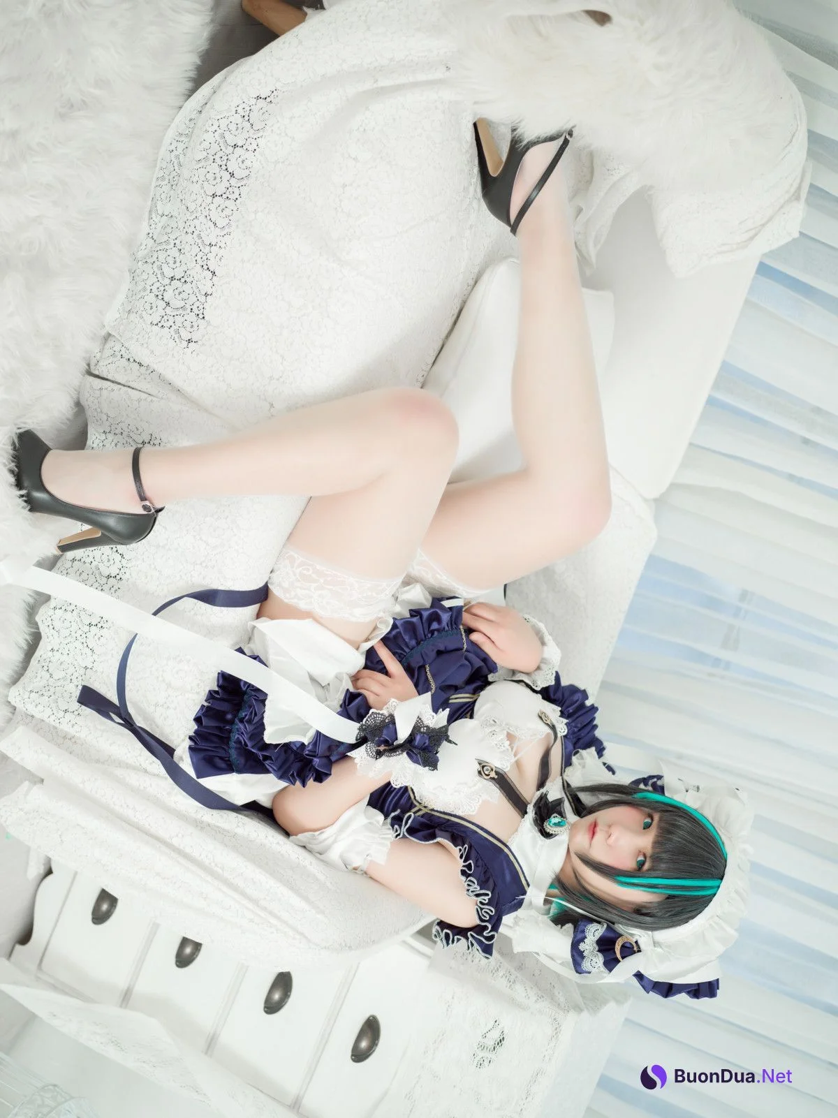 Cosplay 麻花麻花酱 柴郡 HMS Cheshire - Photo 12