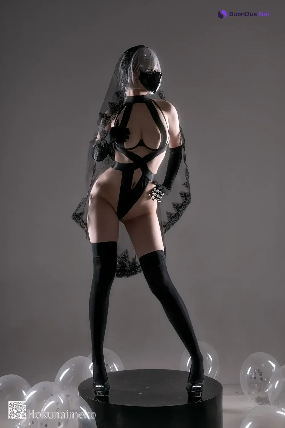 Cosplay Hokunaimeko 北乃芽子 – 火华NieRAutomata_2B - Photo 2
