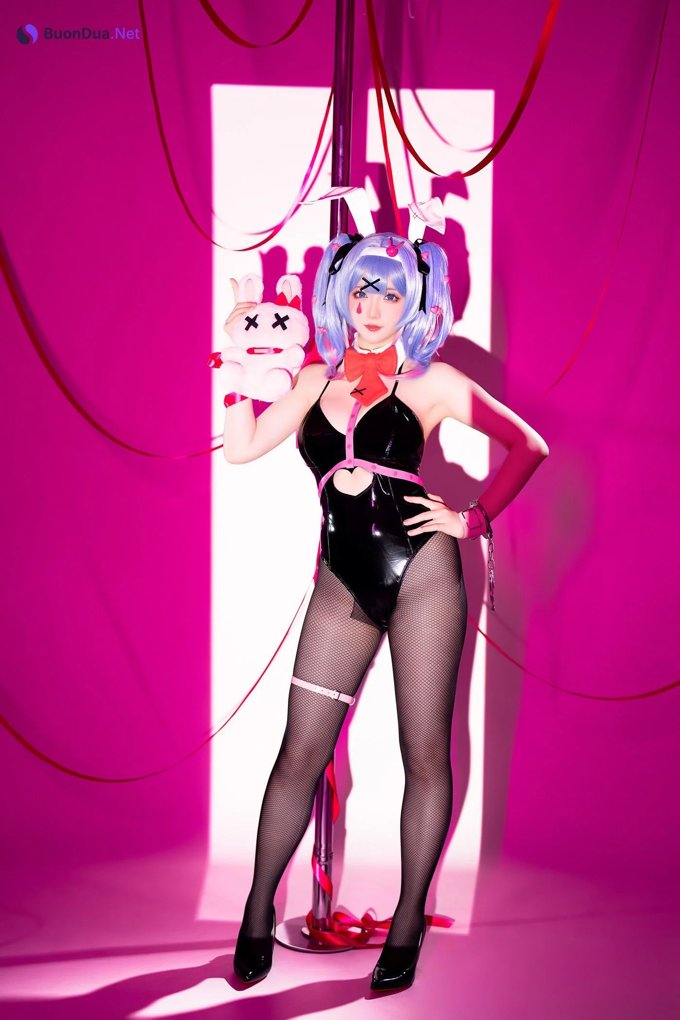 Cosplay 星之迟迟Hoshilily 初音未来 兔子洞 - Photo 11