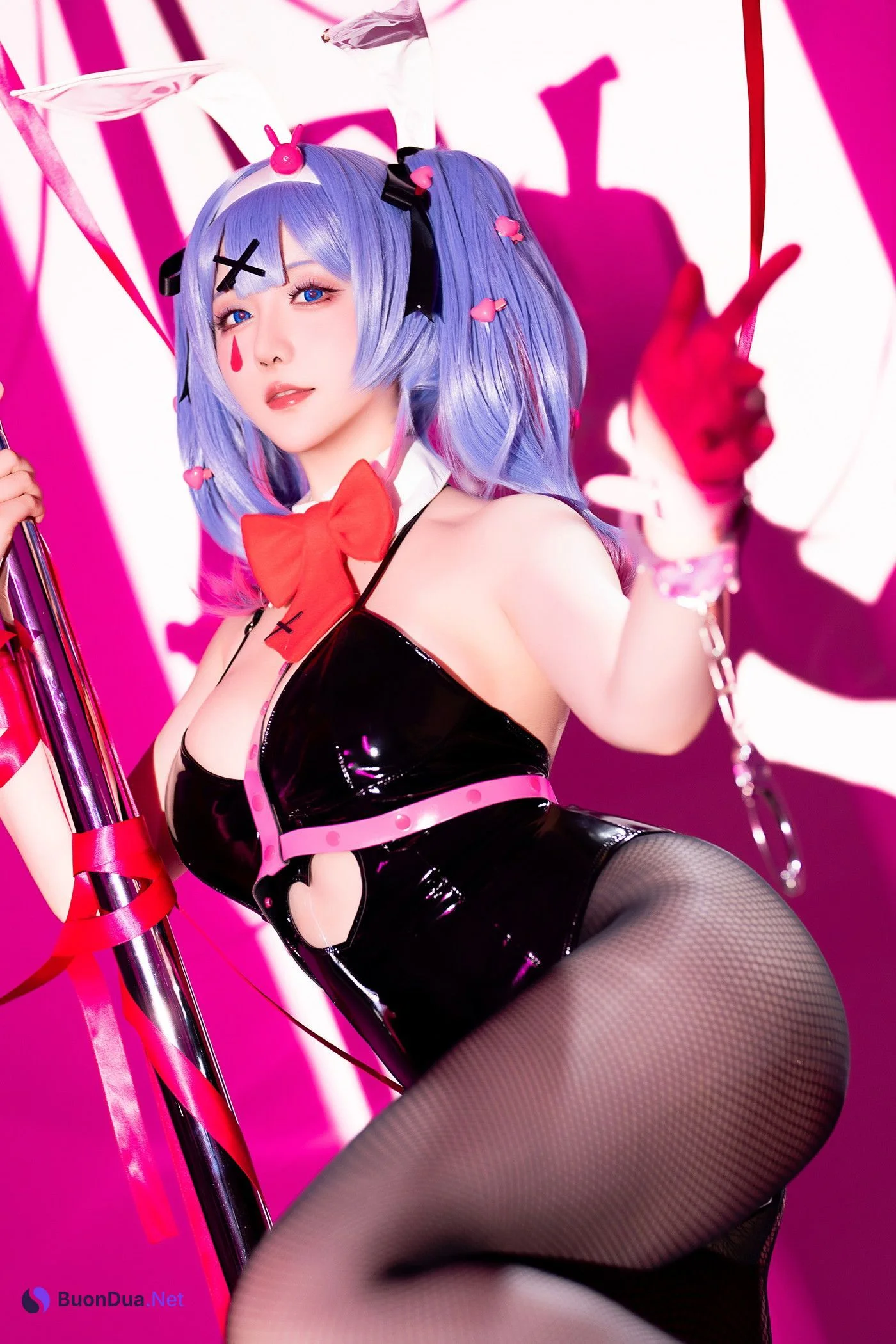 Cosplay 星之迟迟Hoshilily 初音未来 兔子洞 - Photo 2