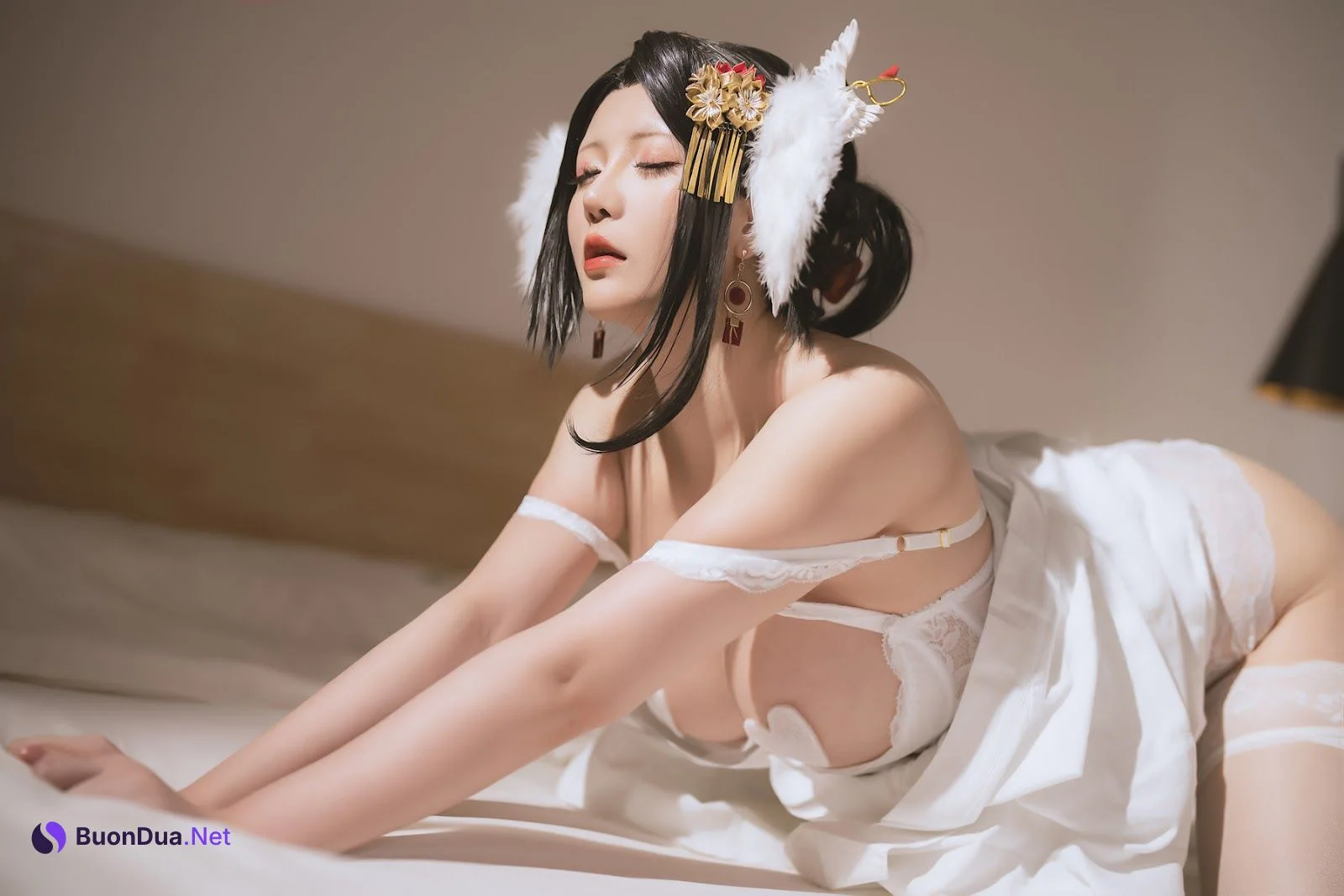 Cosplay 星之迟迟Hoshilily 仙鹤报恩 #2 - Photo 19