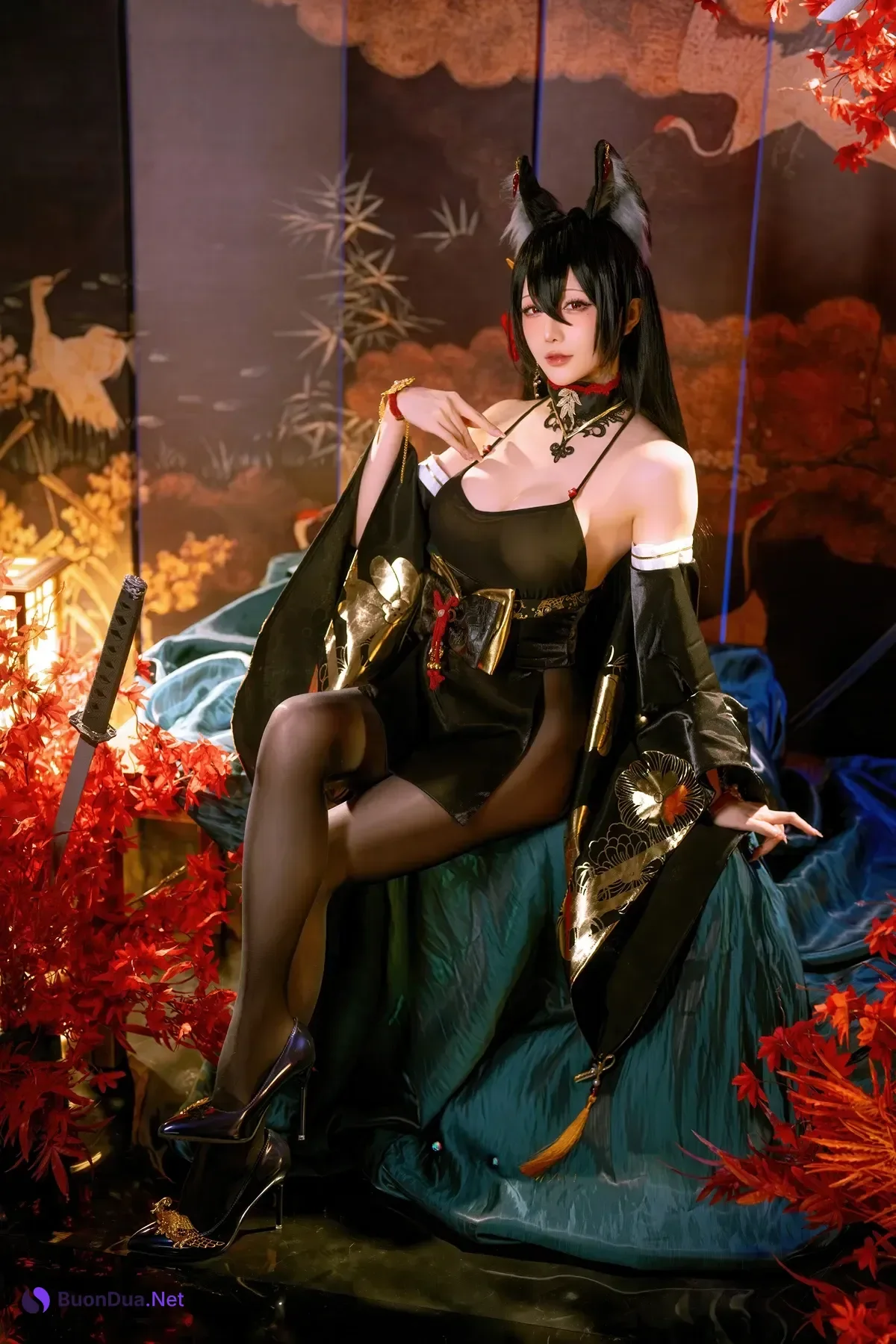 Cosplay 星之迟迟Hoshilily – 2025年12月计划E 碧蓝航线 近江 - Photo 11