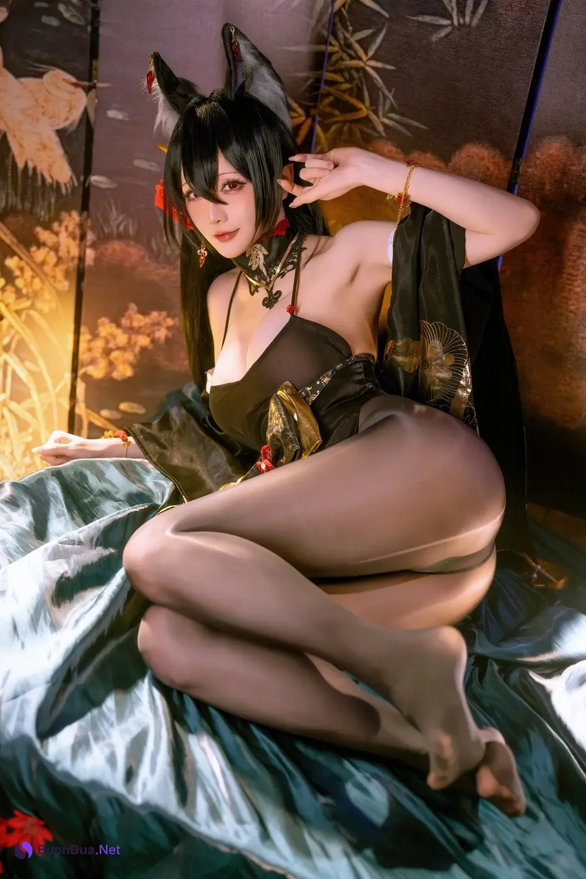 Cosplay 星之迟迟Hoshilily – 2025年12月计划E 碧蓝航线 近江 - Photo 16