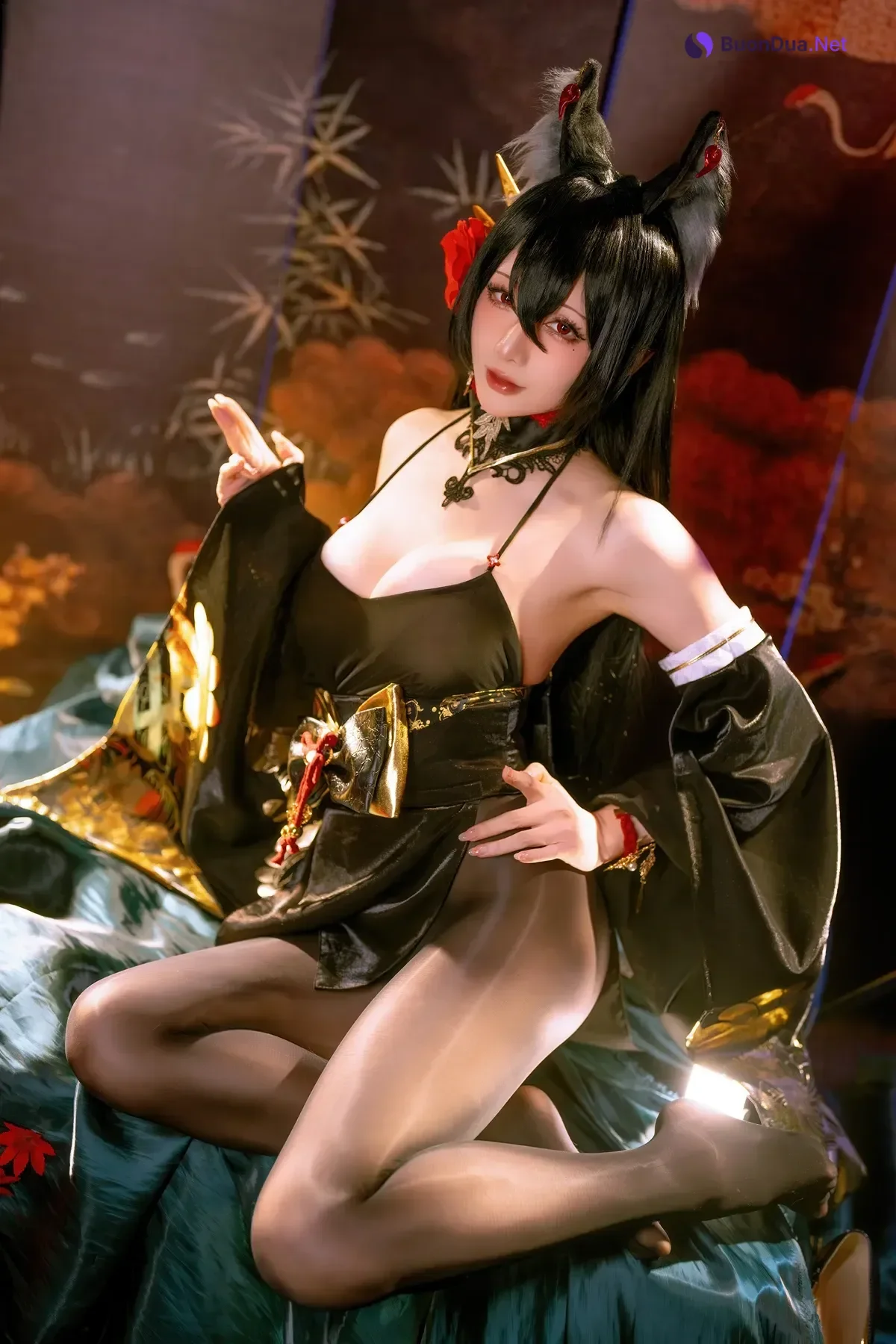 Cosplay 星之迟迟Hoshilily – 2025年12月计划E 碧蓝航线 近江 - Photo 2