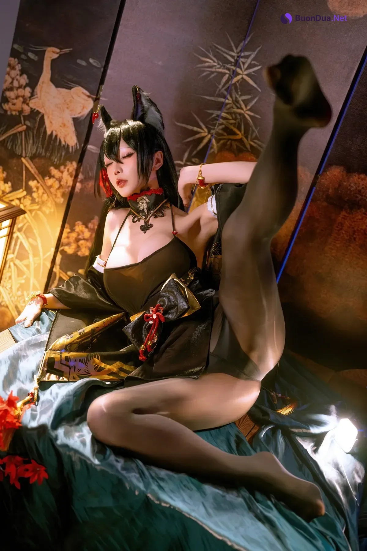 Cosplay 星之迟迟Hoshilily – 2025年12月计划E 碧蓝航线 近江 - Photo 20