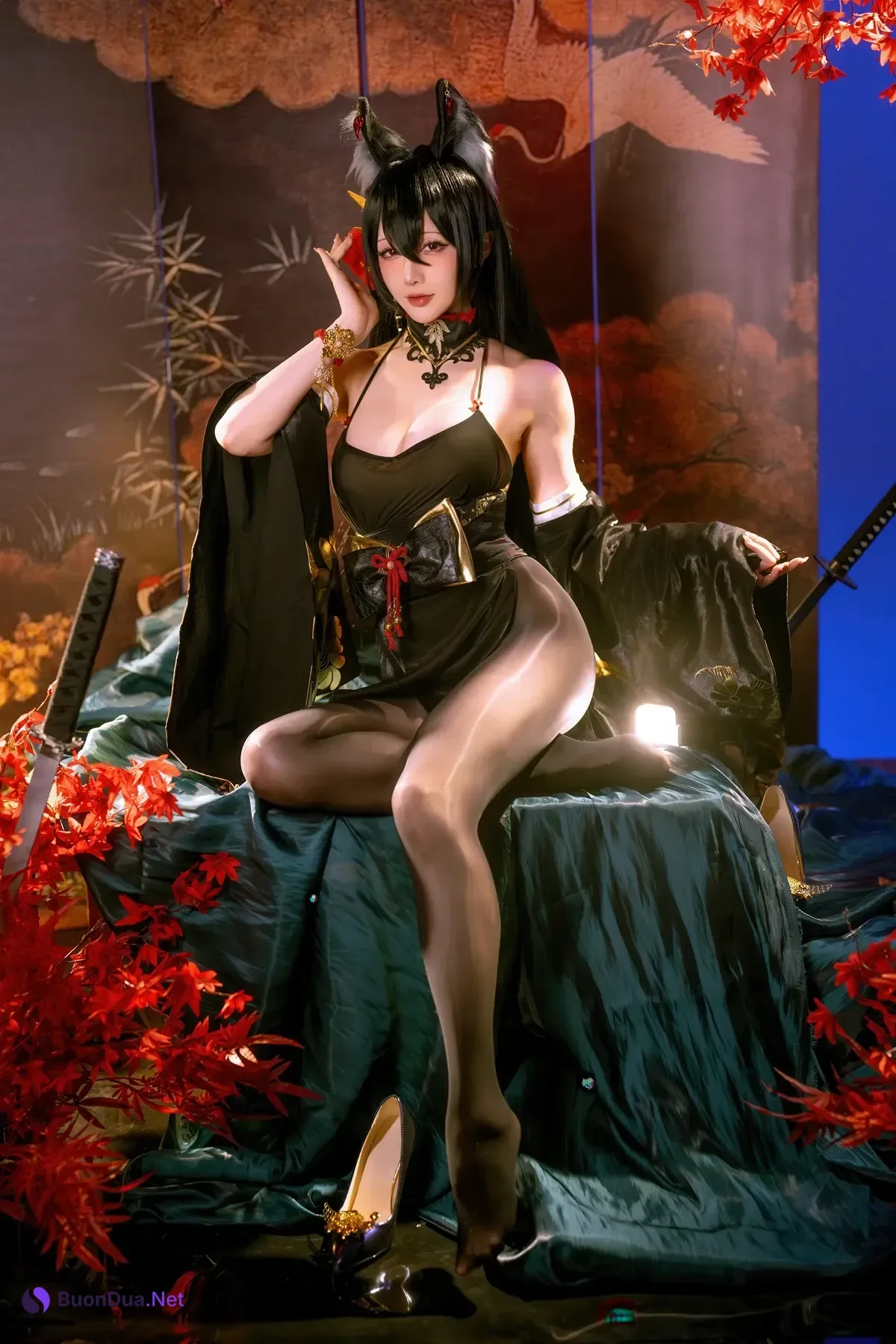 Cosplay 星之迟迟Hoshilily – 2025年12月计划E 碧蓝航线 近江 - Photo 4