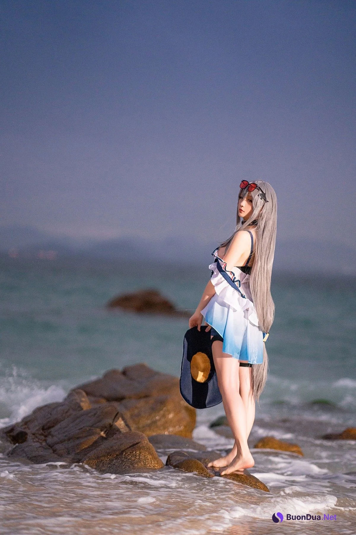 Cosplay 星之迟迟Hoshilily 斯卡蒂 - Photo 11