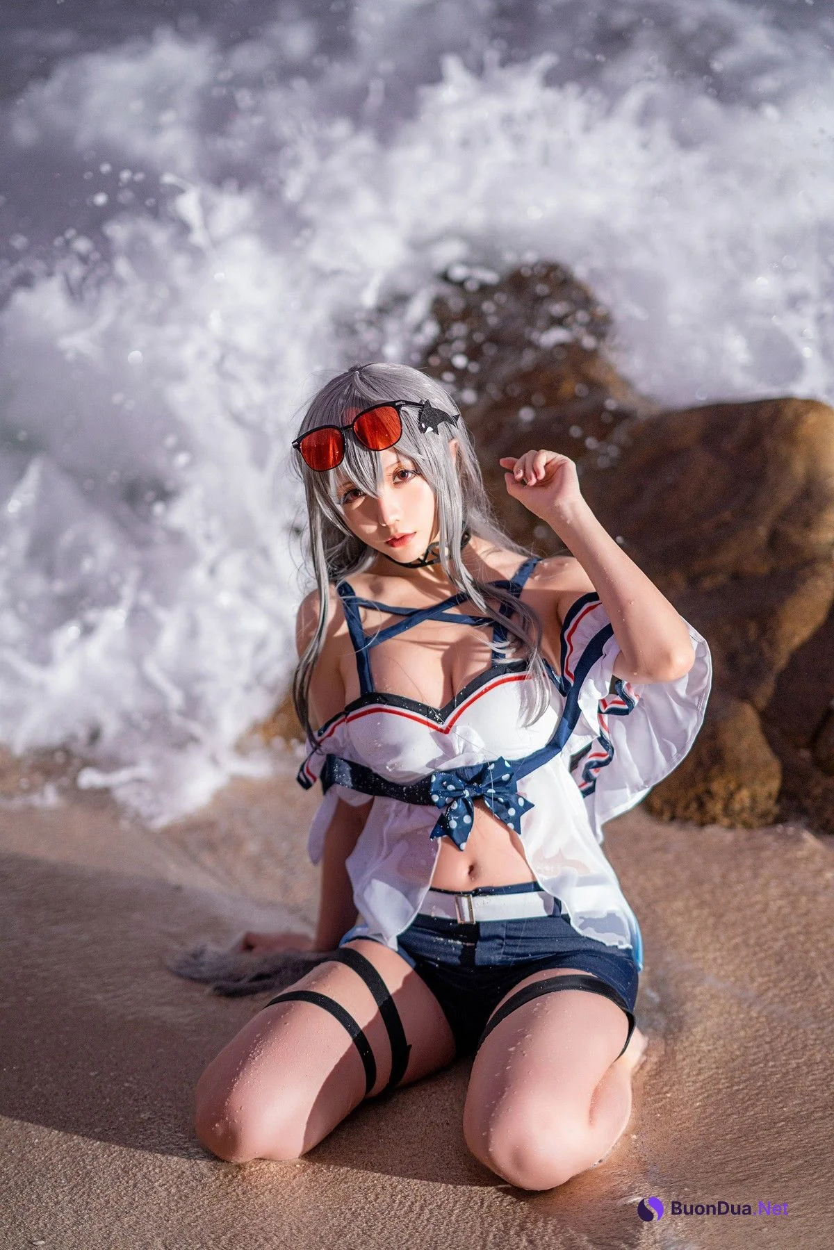 Cosplay 星之迟迟Hoshilily 斯卡蒂 - Photo 13