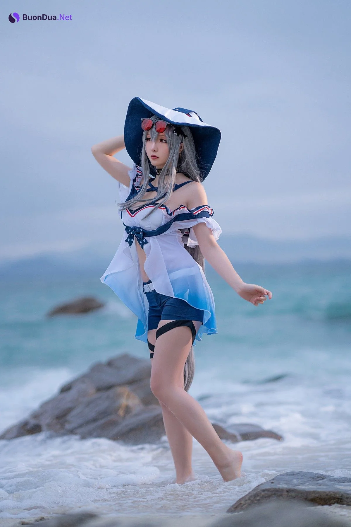 Cosplay 星之迟迟Hoshilily 斯卡蒂 - Photo 18