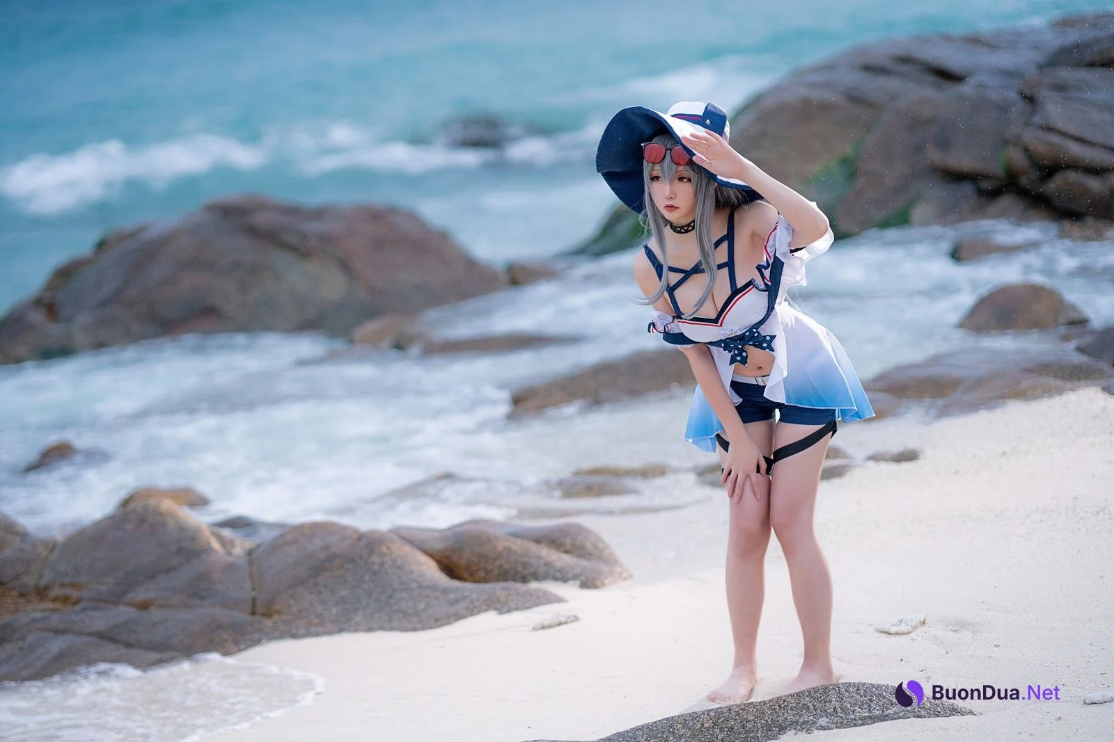 Cosplay 星之迟迟Hoshilily 斯卡蒂 - Photo 19