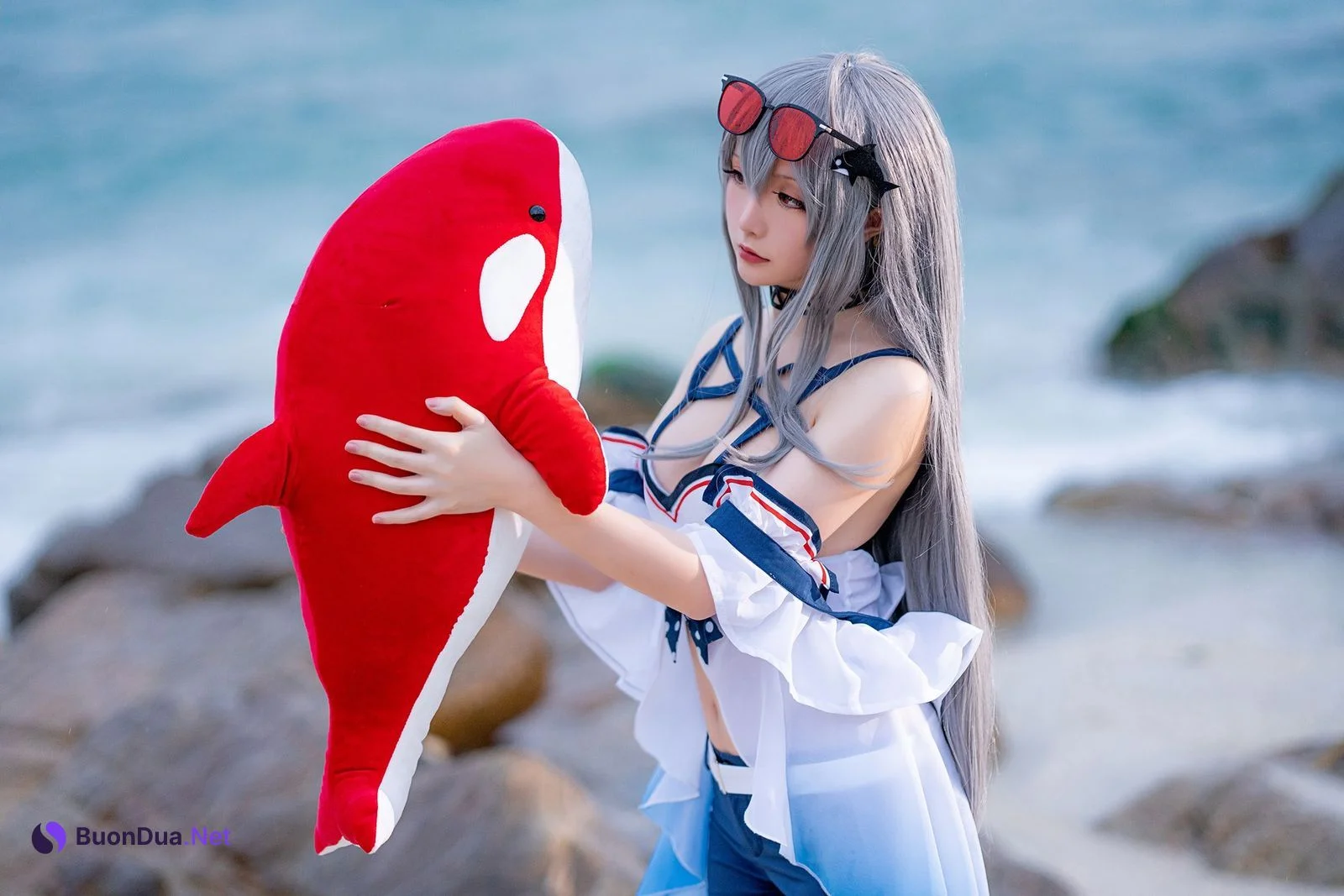 Cosplay 星之迟迟Hoshilily 斯卡蒂 - Photo 2