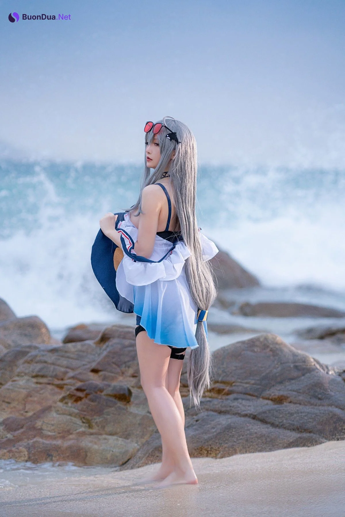 Cosplay 星之迟迟Hoshilily 斯卡蒂 - Photo 20