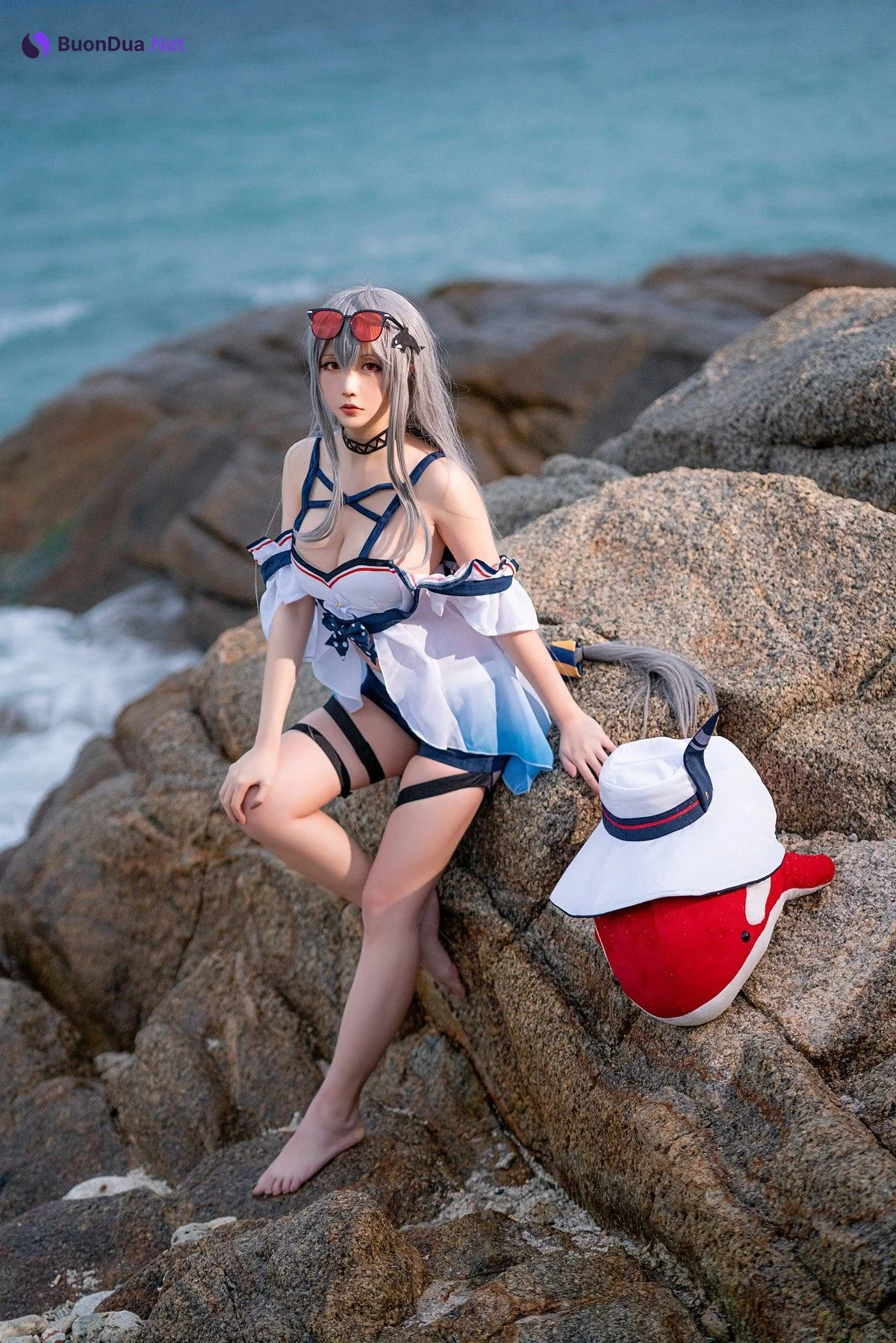Cosplay 星之迟迟Hoshilily 斯卡蒂 - Photo 5