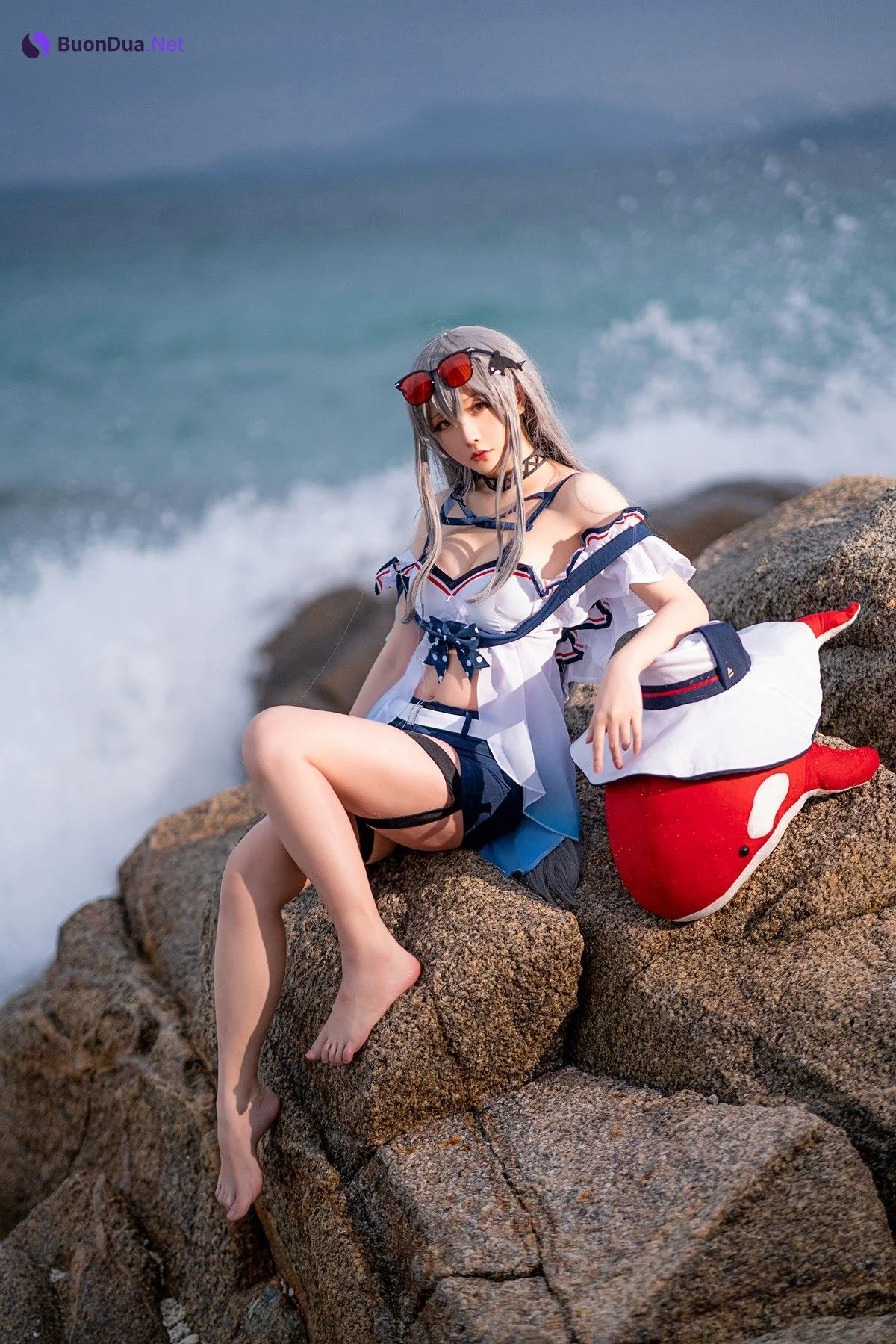 Cosplay 星之迟迟Hoshilily 斯卡蒂 - Photo 6