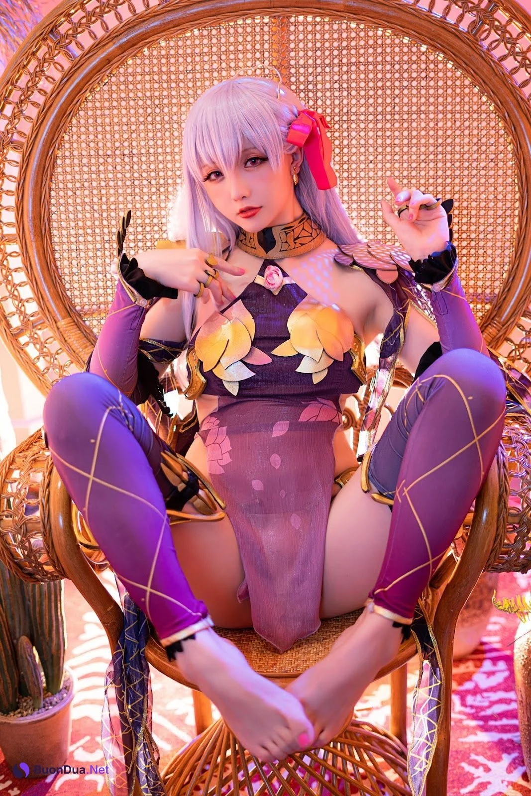 Cosplay 星之迟迟Hoshilily 秘密花园-伽摩 - Photo 2