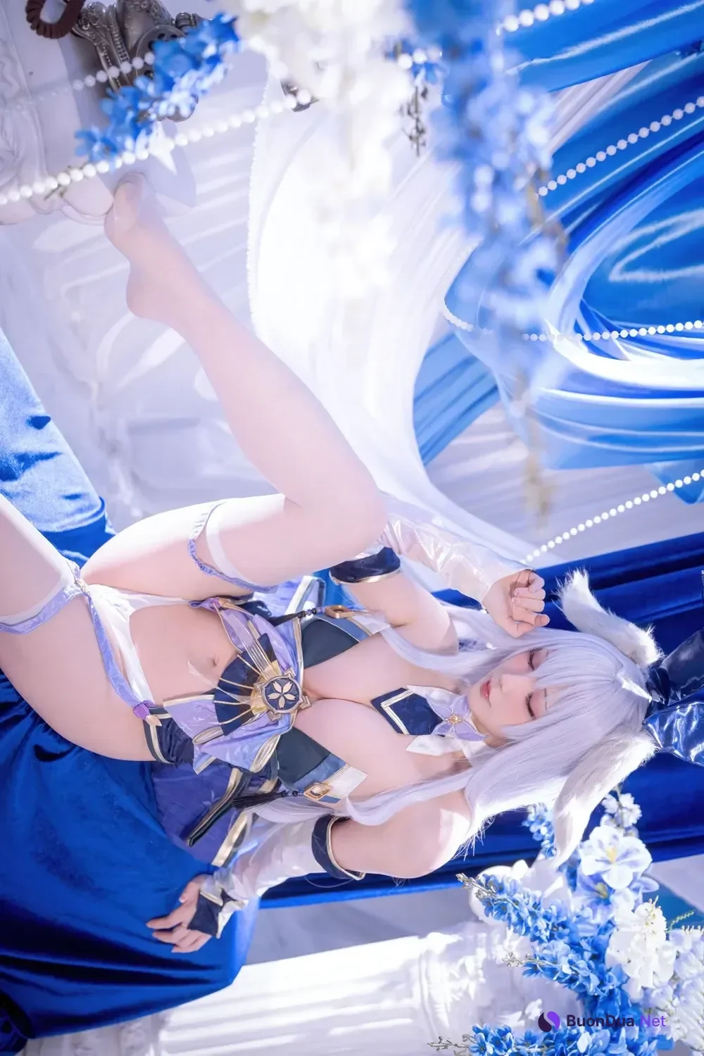 Cosplay 星之迟迟Hoshilily – 碧蓝航线 信浓 兔女郎 - Photo 10