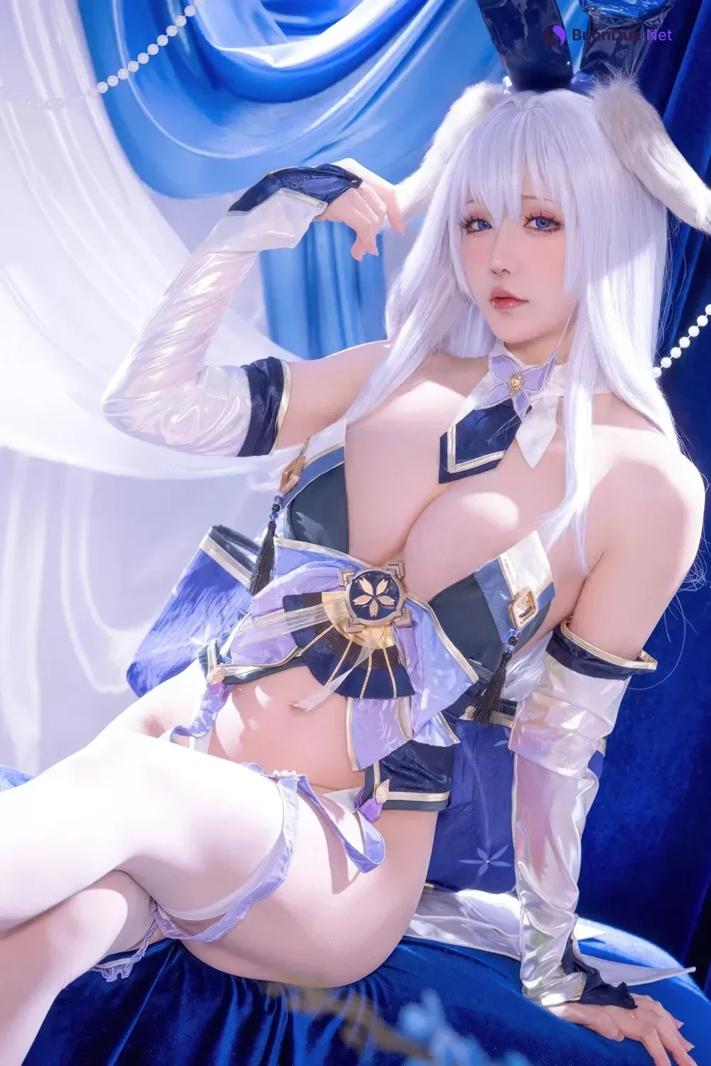 Cosplay 星之迟迟Hoshilily – 碧蓝航线 信浓 兔女郎 - Photo 5