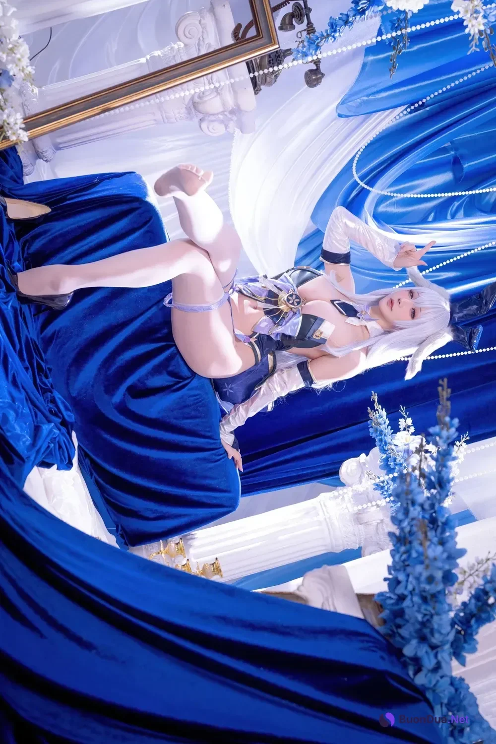 Cosplay 星之迟迟Hoshilily – 碧蓝航线 信浓 兔女郎 - Photo 8