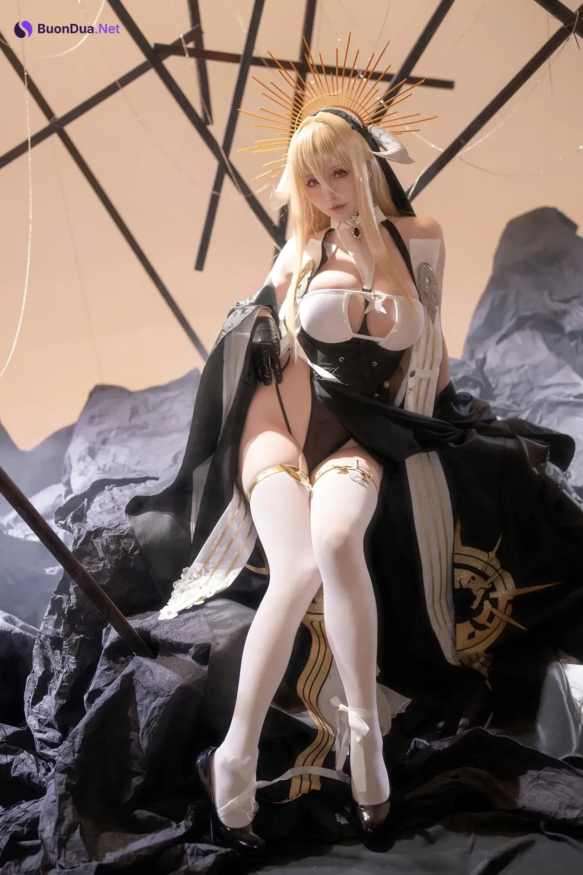 Cosplay 星之迟迟Hoshilily – 碧蓝航线怨仇 - Photo 2