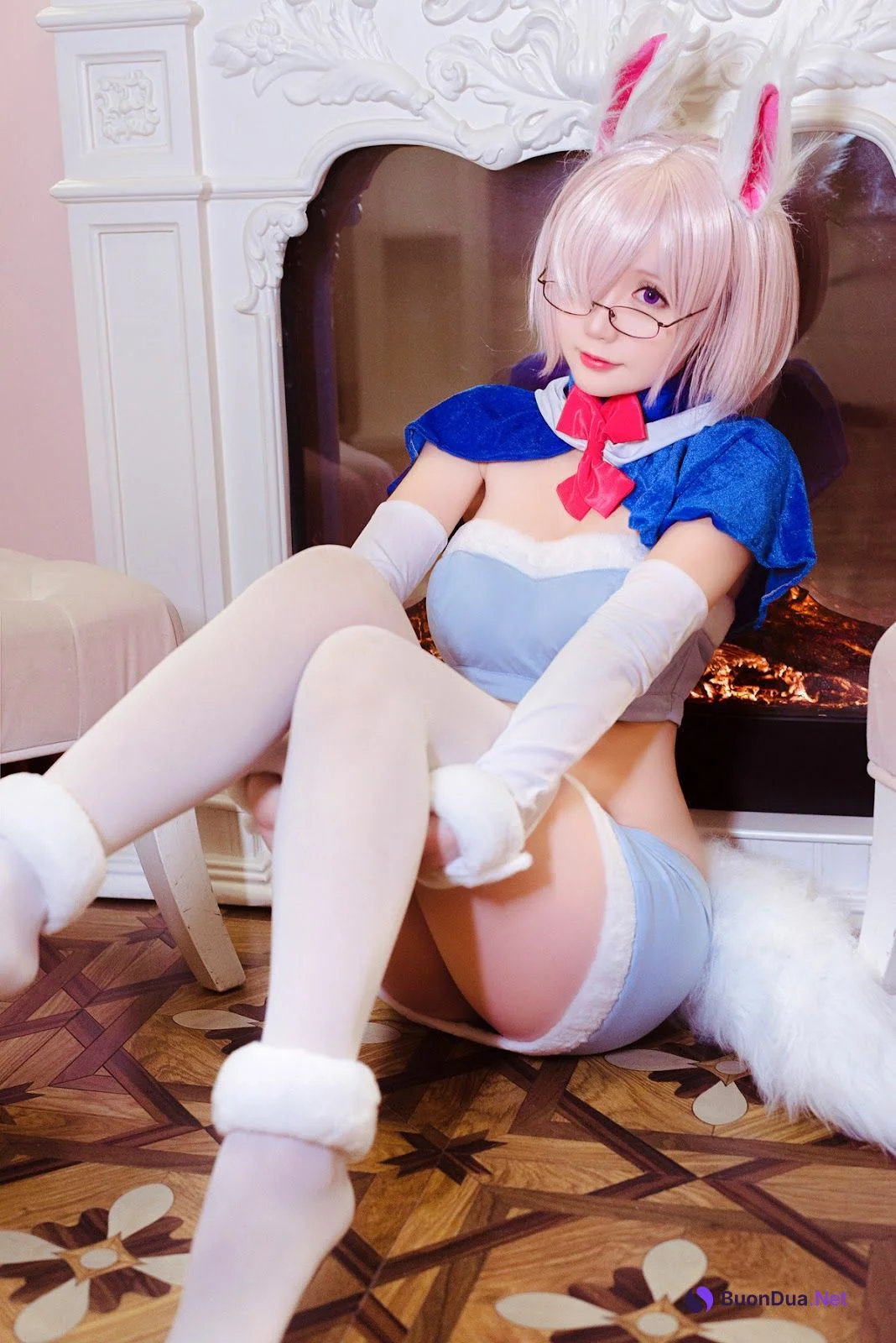 Cosplay 星之迟迟Hoshilily 玛修芙芙 - Photo 12