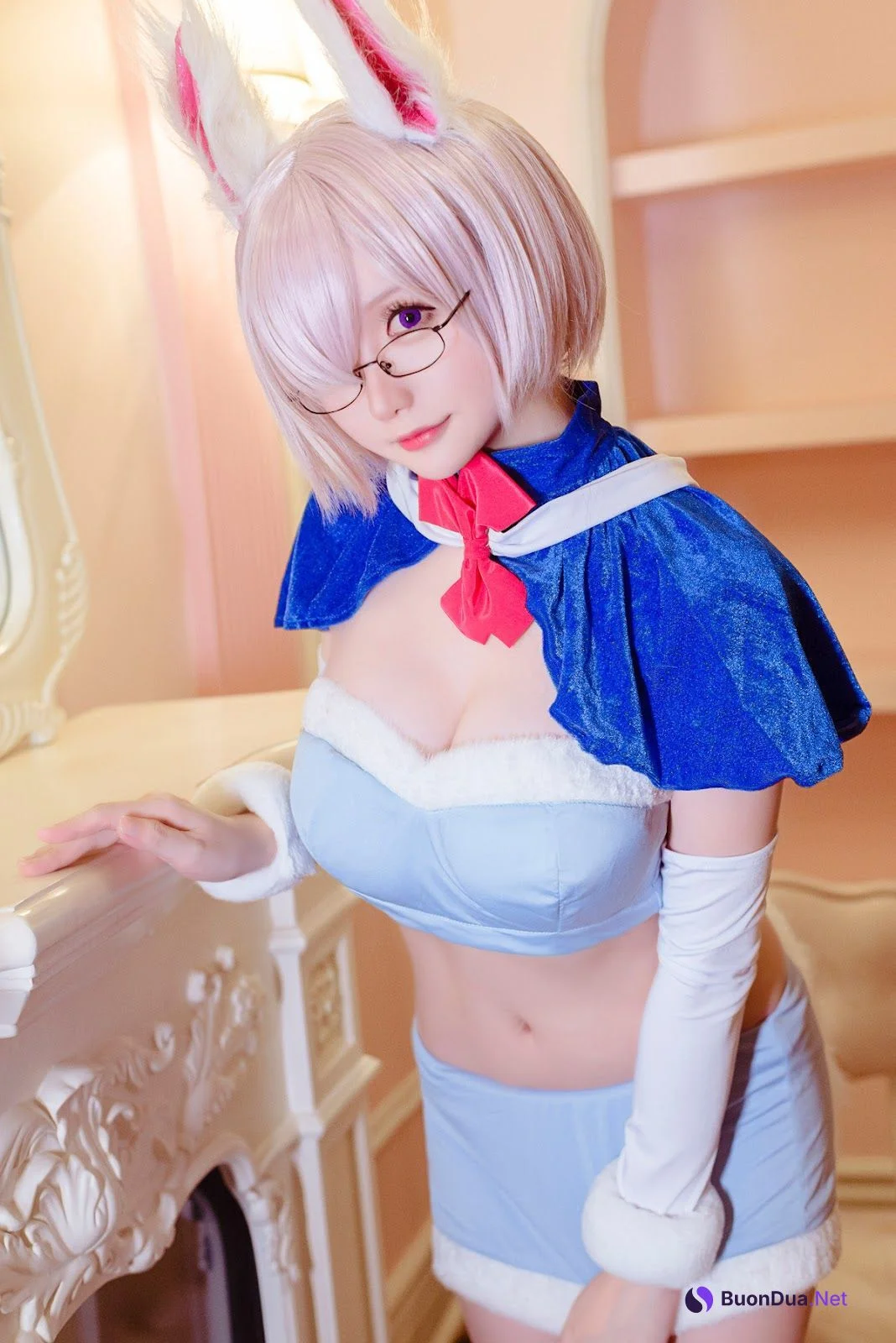 Cosplay 星之迟迟Hoshilily 玛修芙芙 - Photo 14