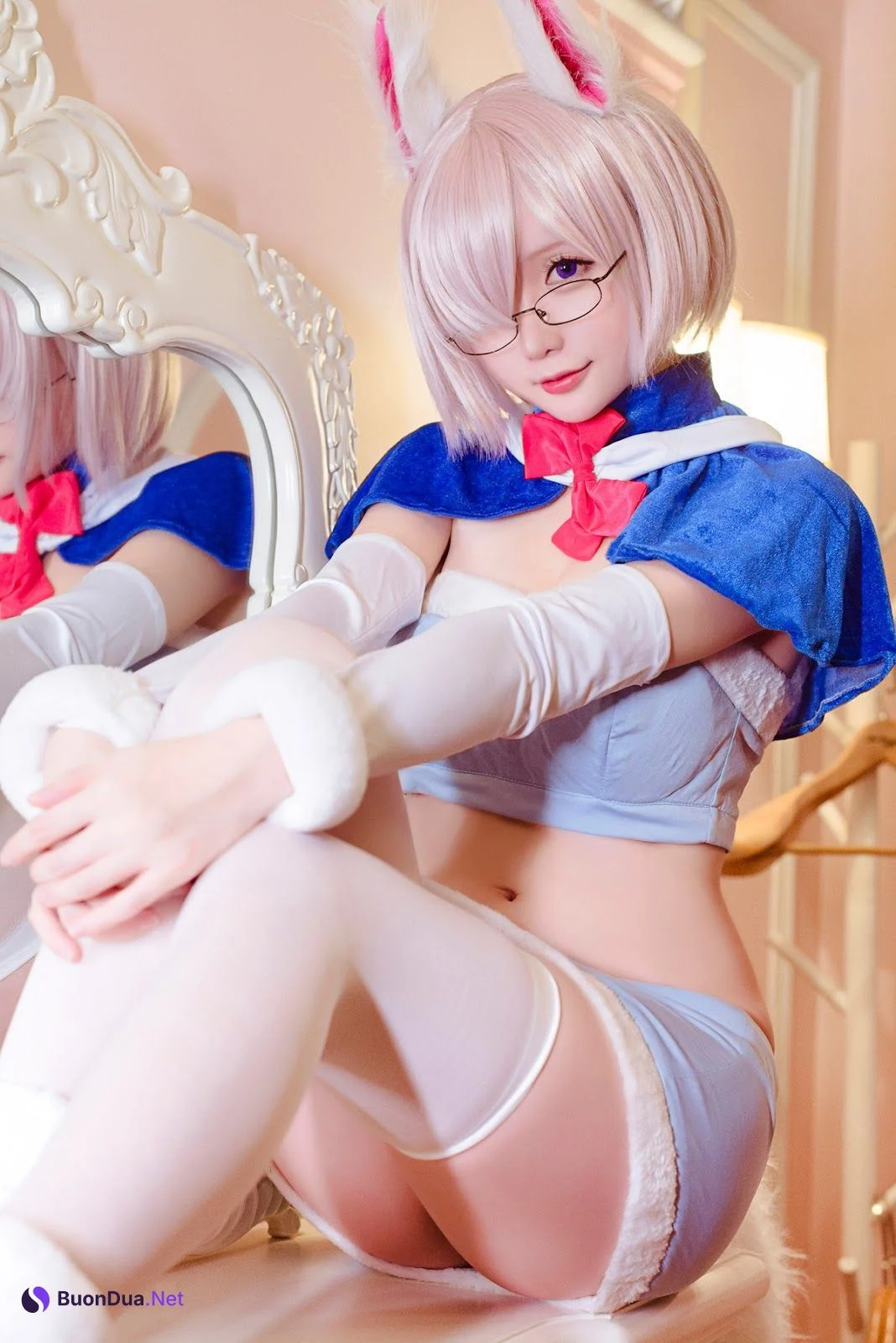 Cosplay 星之迟迟Hoshilily 玛修芙芙 - Photo 2