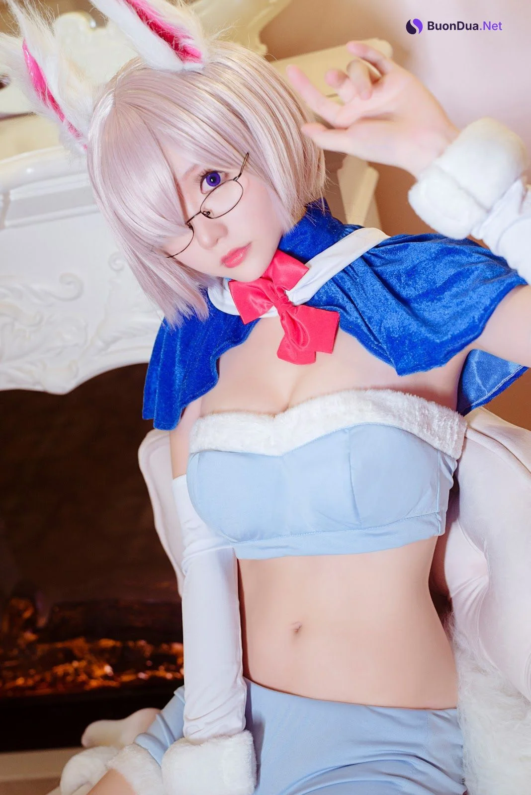 Cosplay 星之迟迟Hoshilily 玛修芙芙 - Photo 3