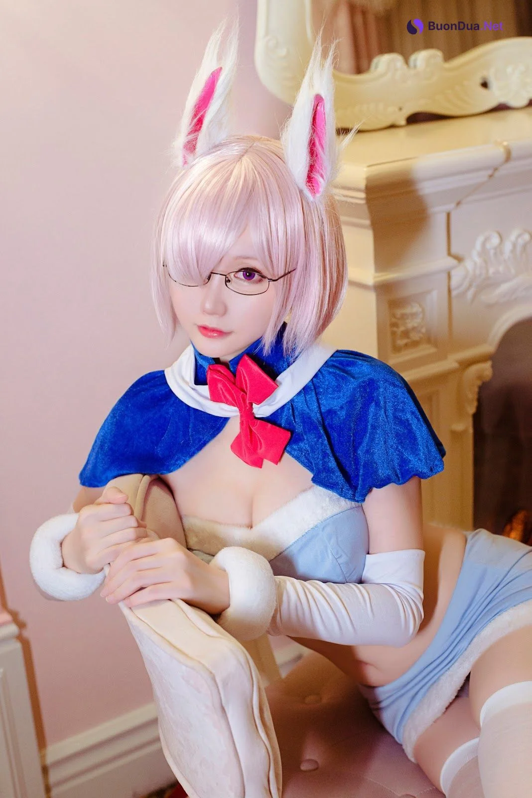 Cosplay 星之迟迟Hoshilily 玛修芙芙 - Photo 4