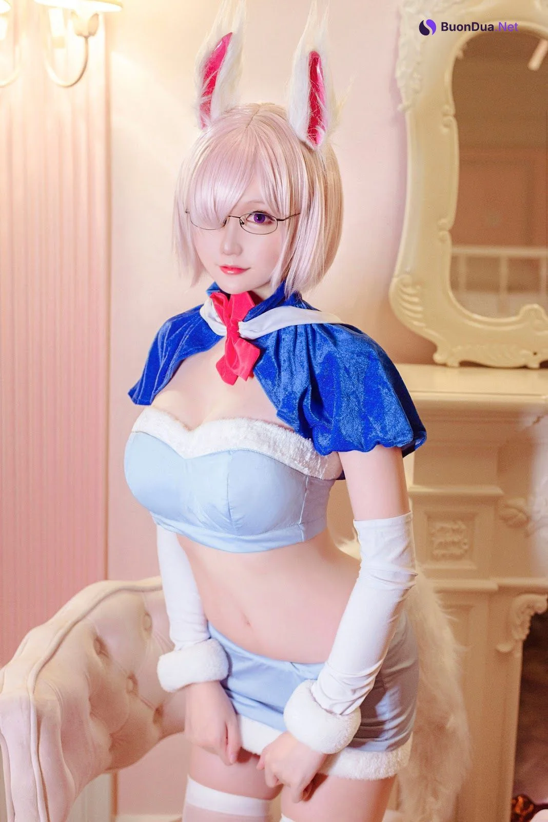 Cosplay 星之迟迟Hoshilily 玛修芙芙 - Photo 7