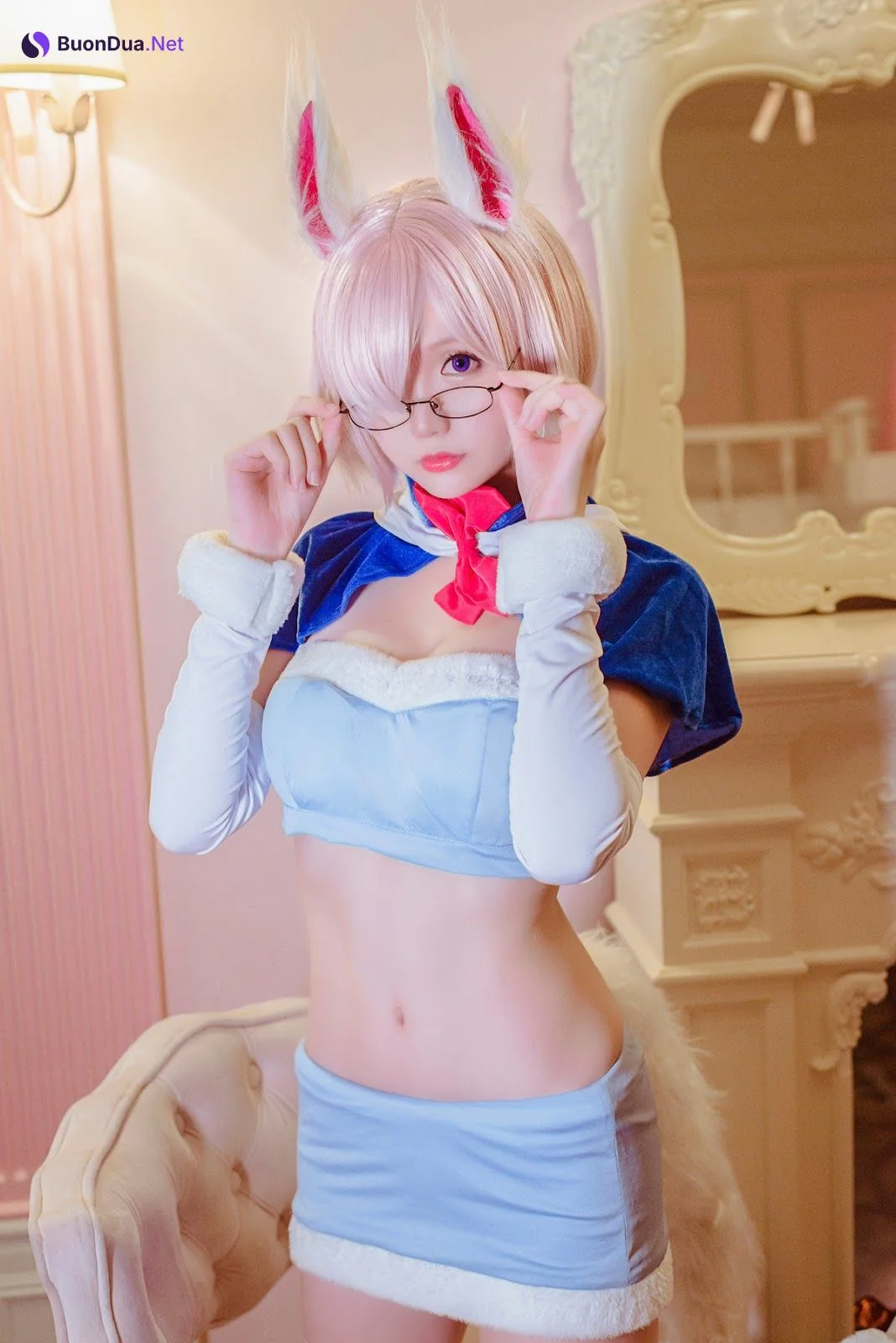 Cosplay 星之迟迟Hoshilily 玛修芙芙 - Photo 8