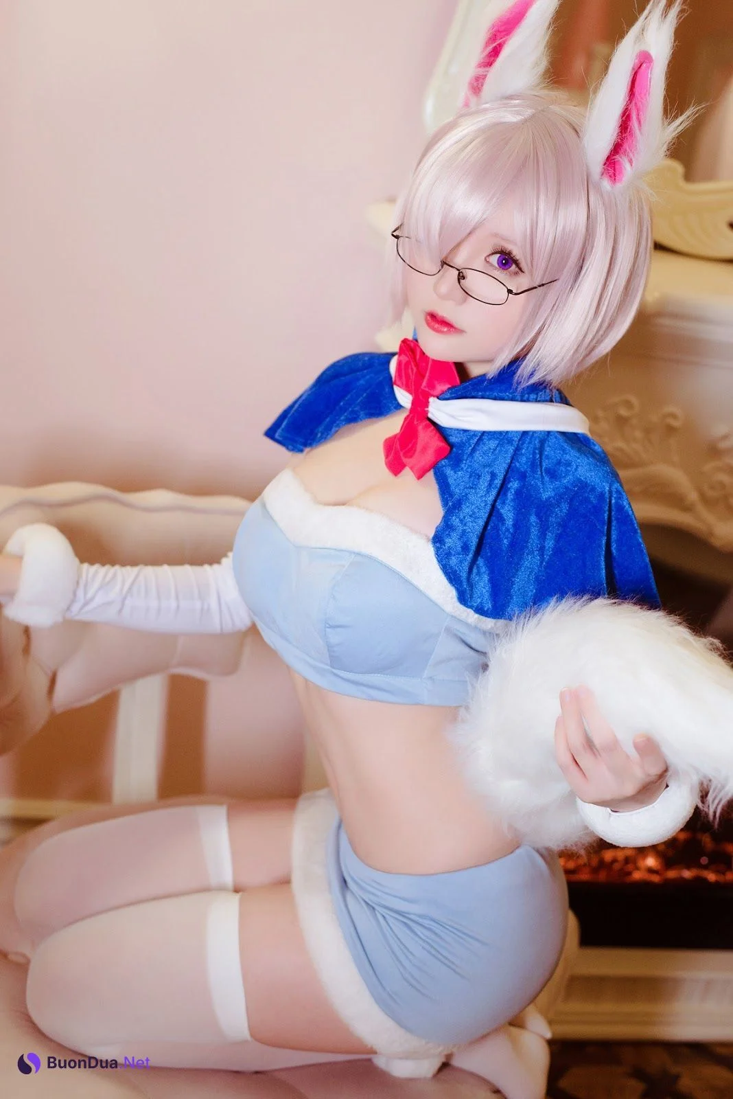 Cosplay 星之迟迟Hoshilily 玛修芙芙 - Photo 9