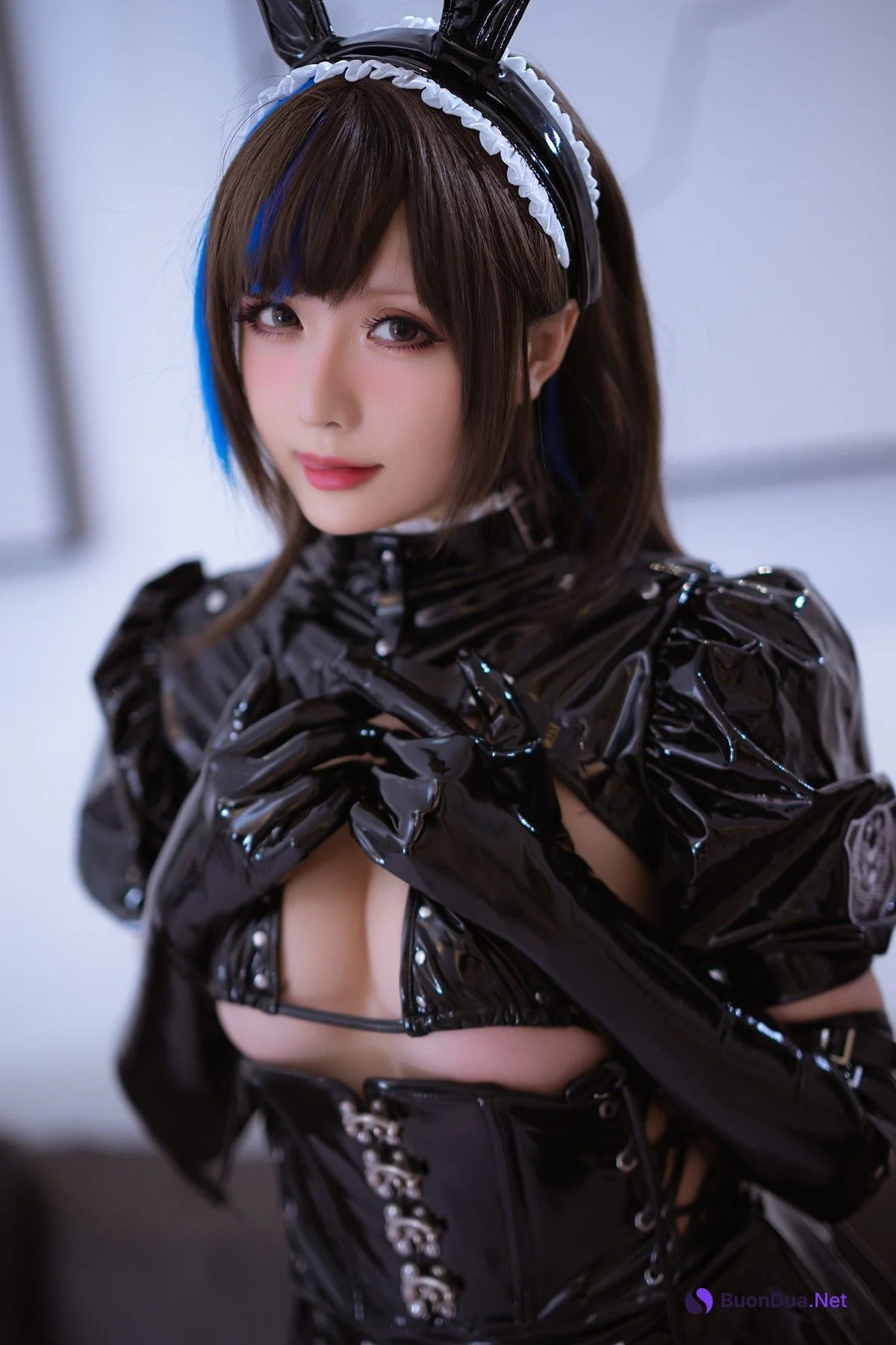 Cosplay 星之迟迟Hoshilily 兔兔女仆 - Photo 12