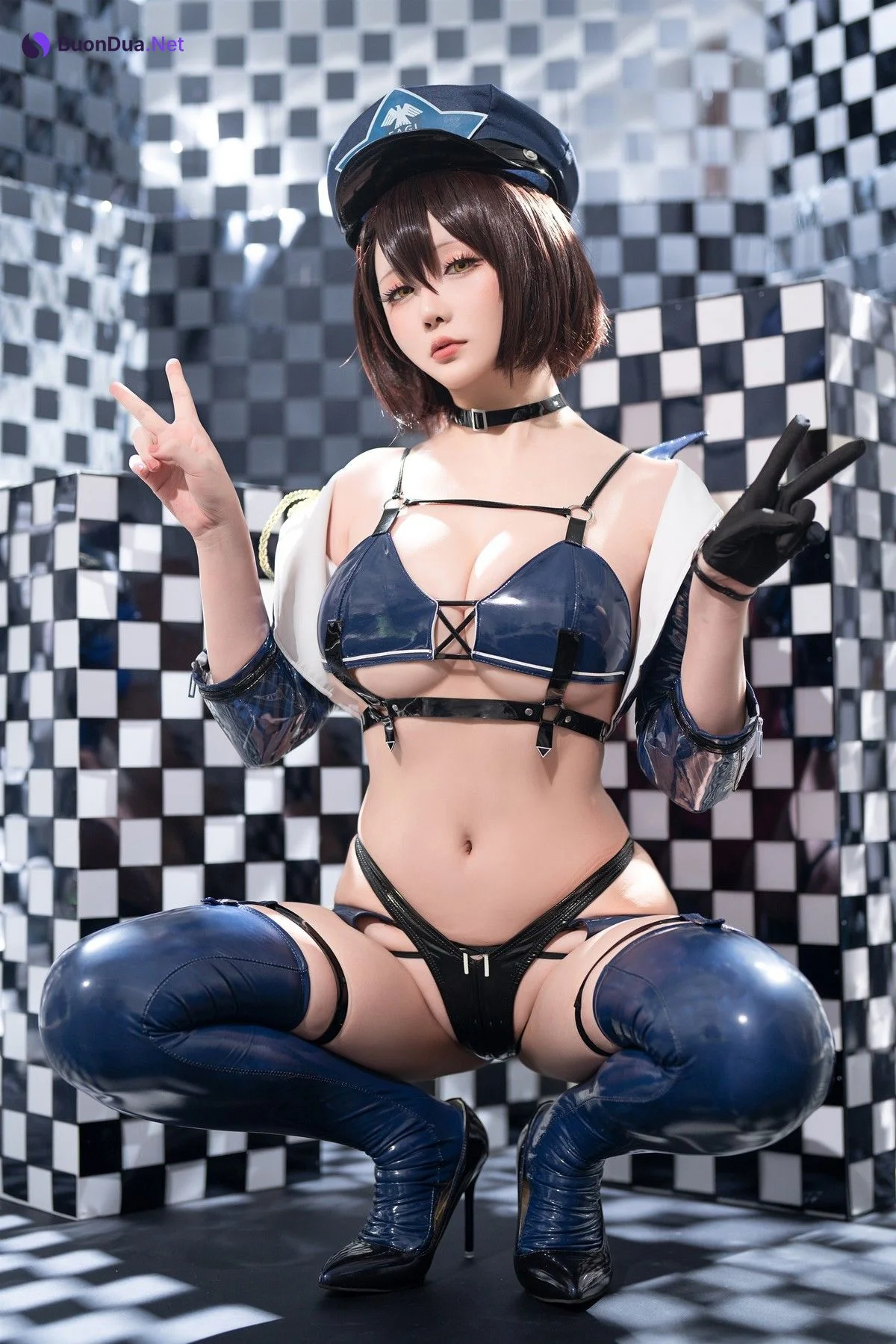 Cosplay 星之迟迟Hoshilily 巴尔的摩 碧蓝航线 - รูปภาพ 12