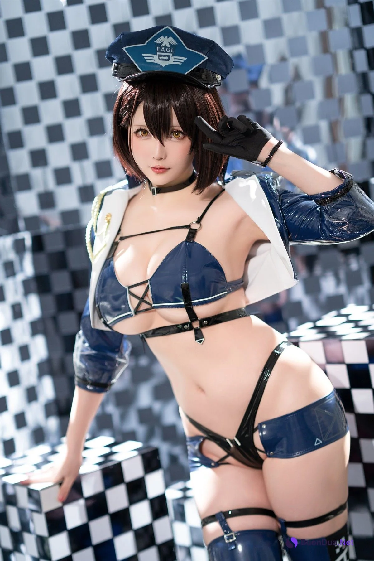 Cosplay 星之迟迟Hoshilily 巴尔的摩 碧蓝航线 - รูปภาพ 3