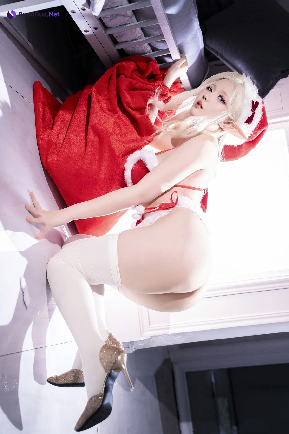 Cosplay 星之迟迟Hoshilily 圣诞精灵篇B 圣诞老人 Set.02 - Photo 4