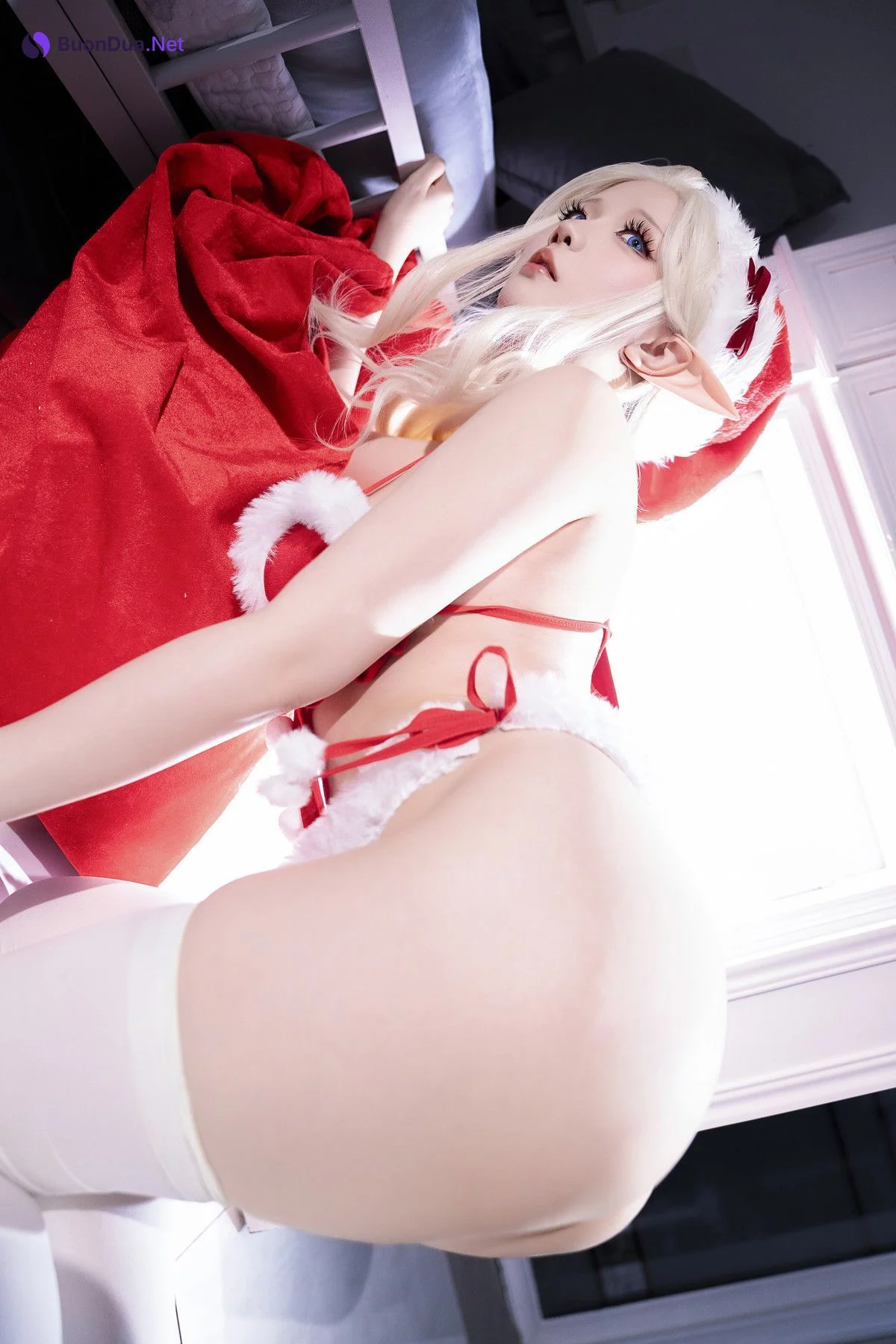 Cosplay 星之迟迟Hoshilily 圣诞精灵篇B 圣诞老人 Set.02 - Photo 5