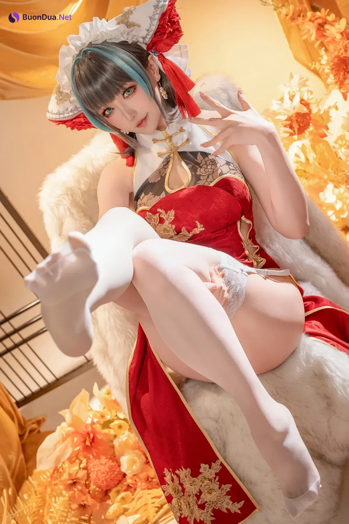 Cosplay 星之迟迟Hoshilily – 碧蓝航线柴郡 - Photo 11