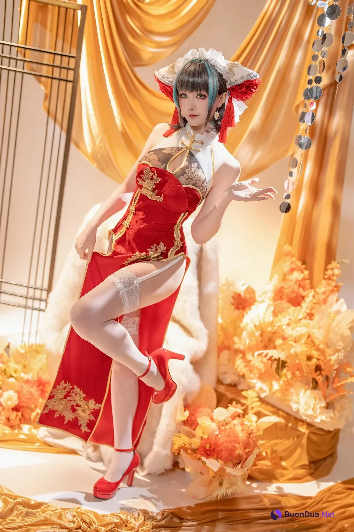 Cosplay 星之迟迟Hoshilily – 碧蓝航线柴郡 - Photo 12