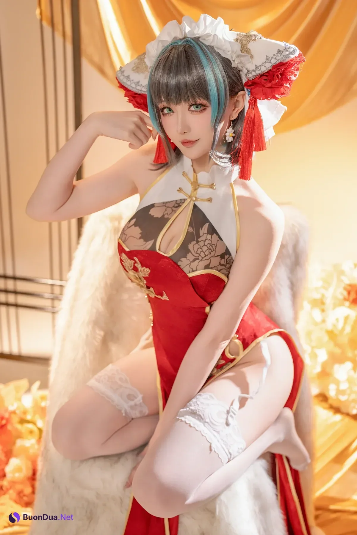 Cosplay 星之迟迟Hoshilily – 碧蓝航线柴郡 - Photo 14
