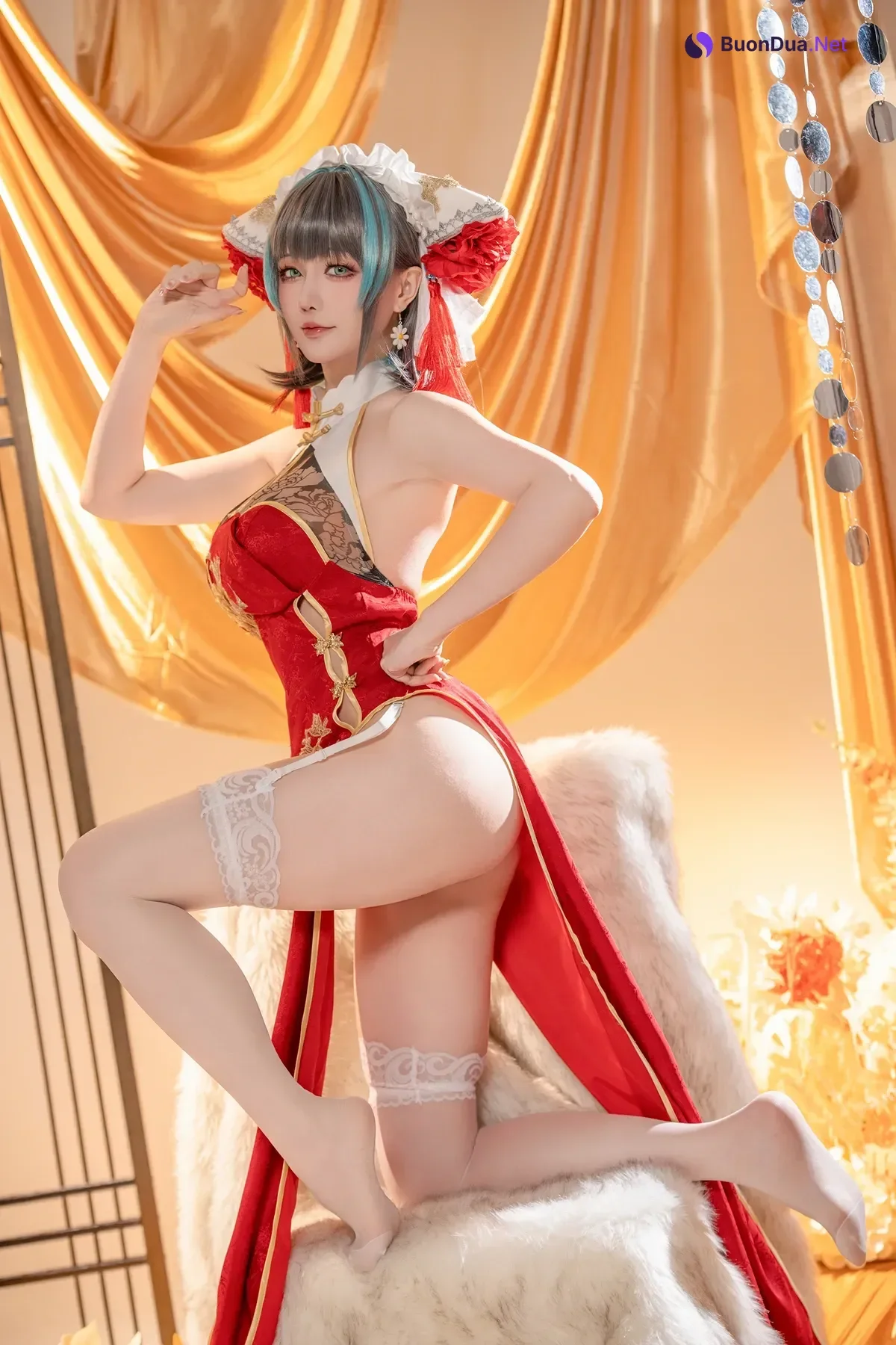 Cosplay 星之迟迟Hoshilily – 碧蓝航线柴郡 - Photo 16