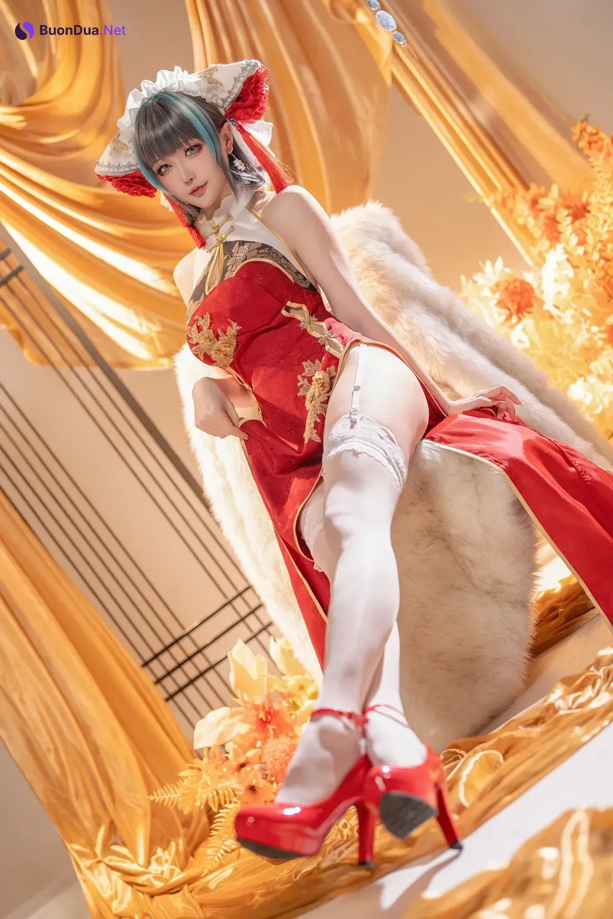 Cosplay 星之迟迟Hoshilily – 碧蓝航线柴郡 - Photo 2