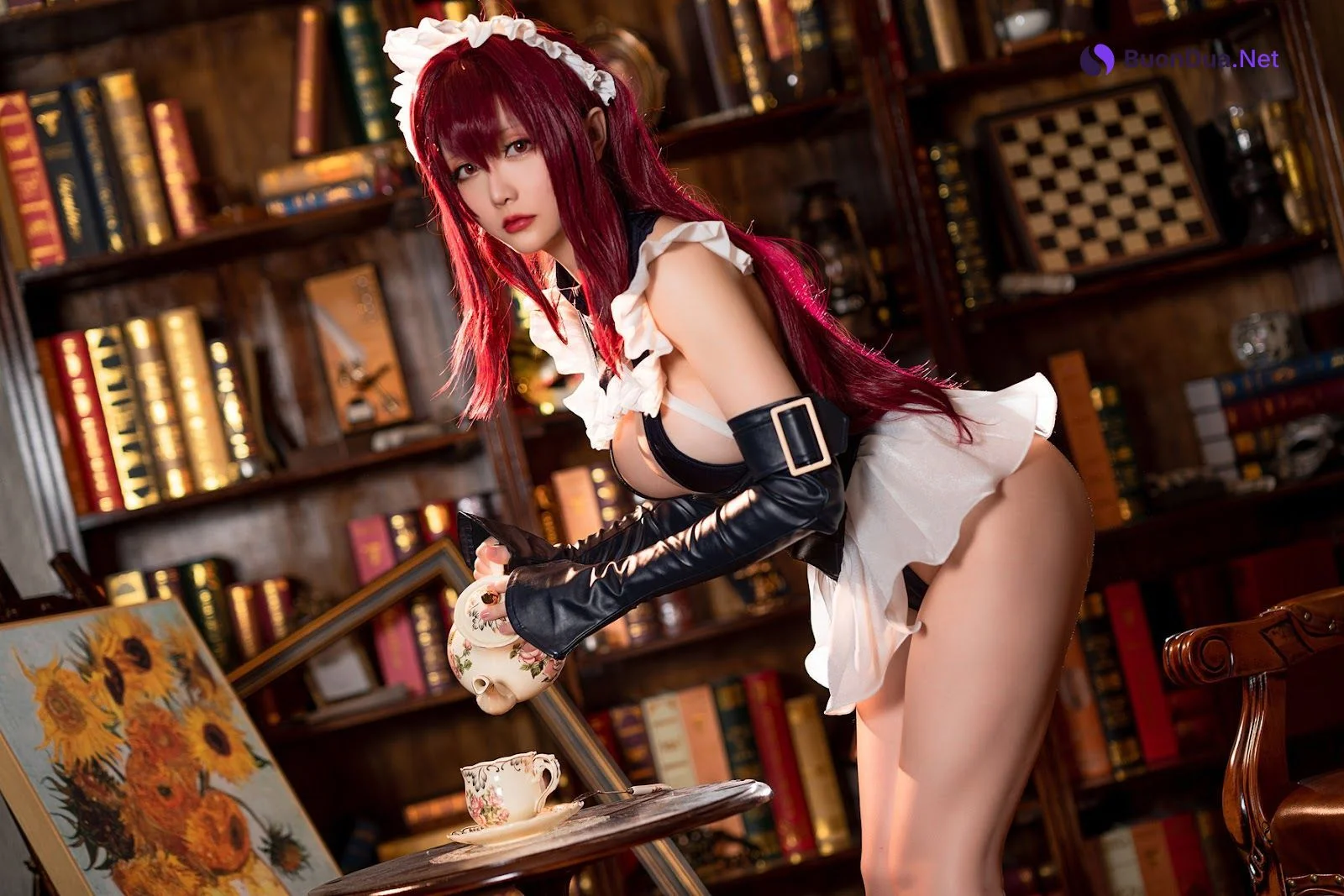 Cosplay 星之迟迟Hoshilily 斯卡哈同人 - Photo 5