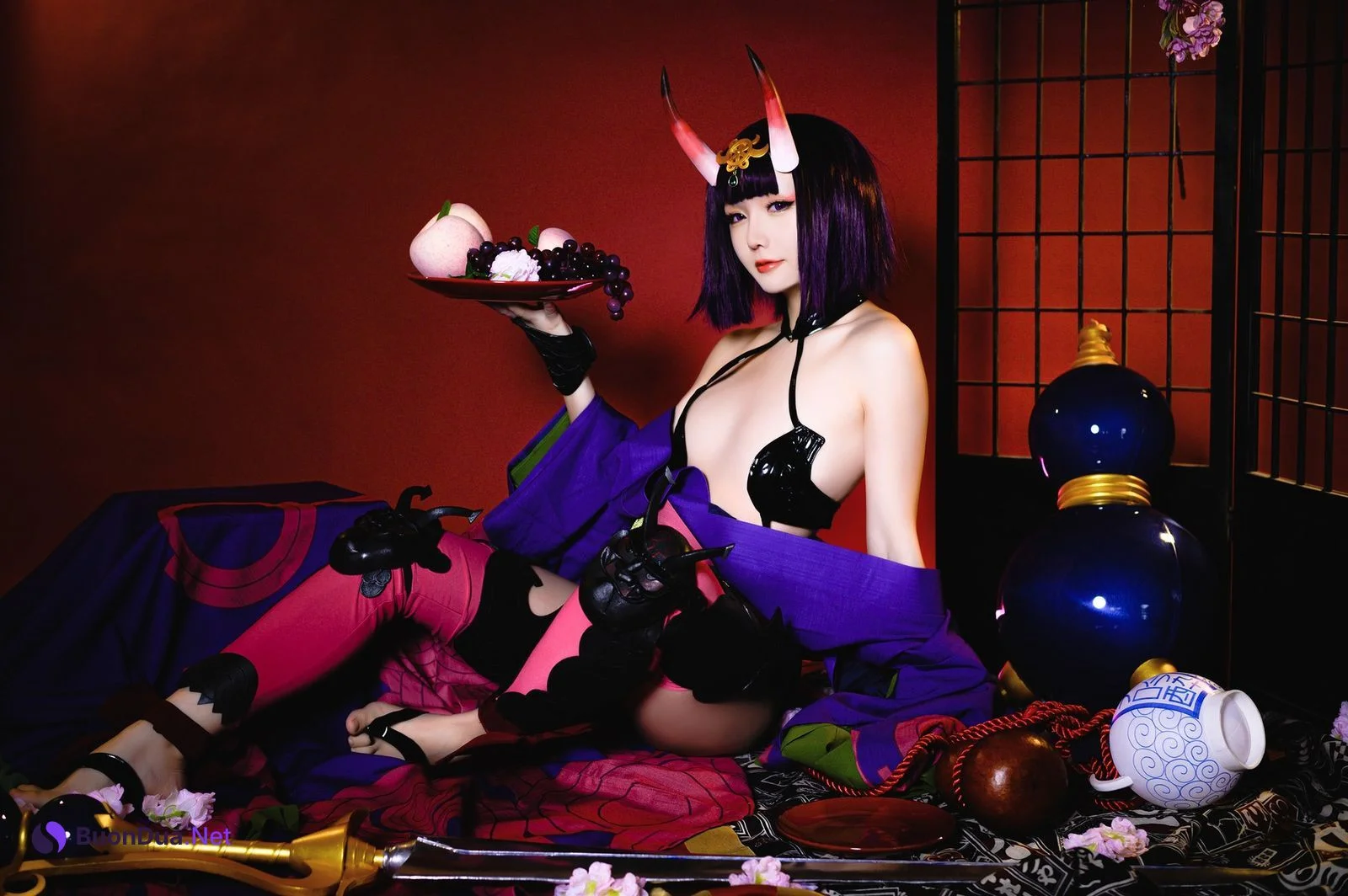 Cosplay 星之迟迟Hoshilily 酒吞原皮 - Photo 13