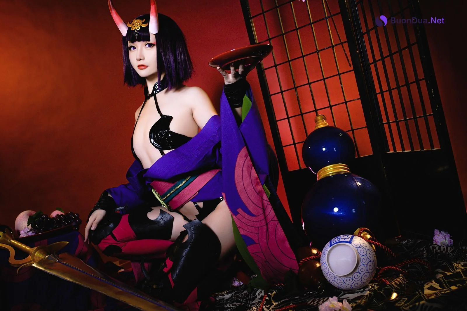 Cosplay 星之迟迟Hoshilily 酒吞原皮 - Photo 2
