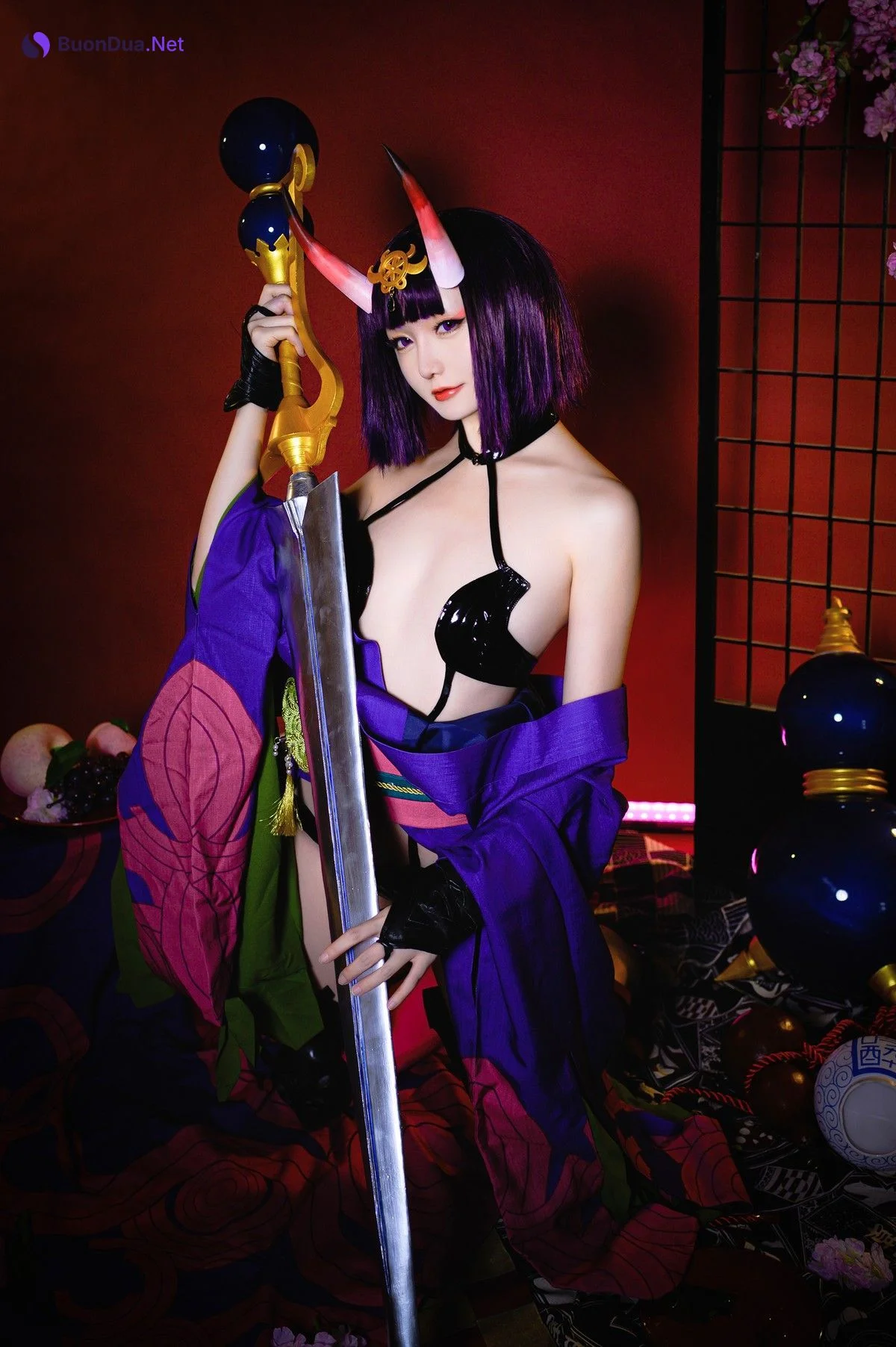Cosplay 星之迟迟Hoshilily 酒吞原皮 - Photo 3